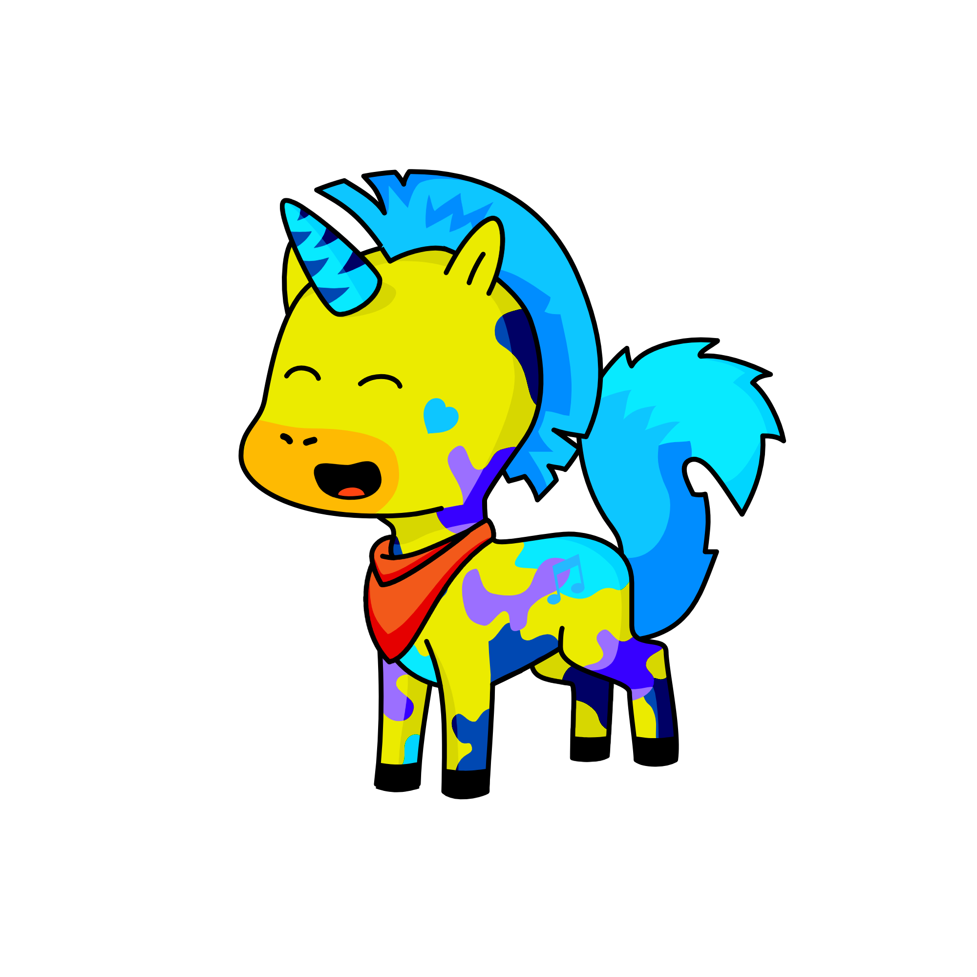 Sing, the unicorn