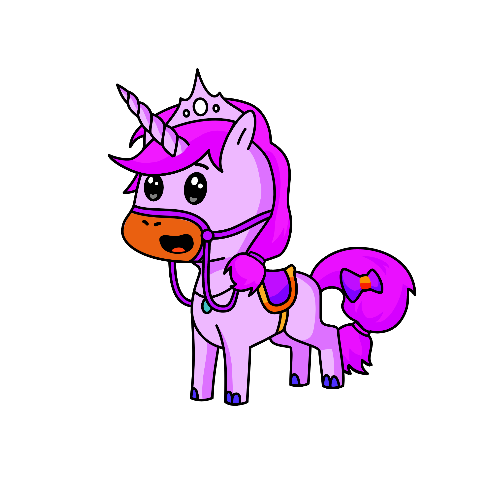 prinsses pinky, the unicorn