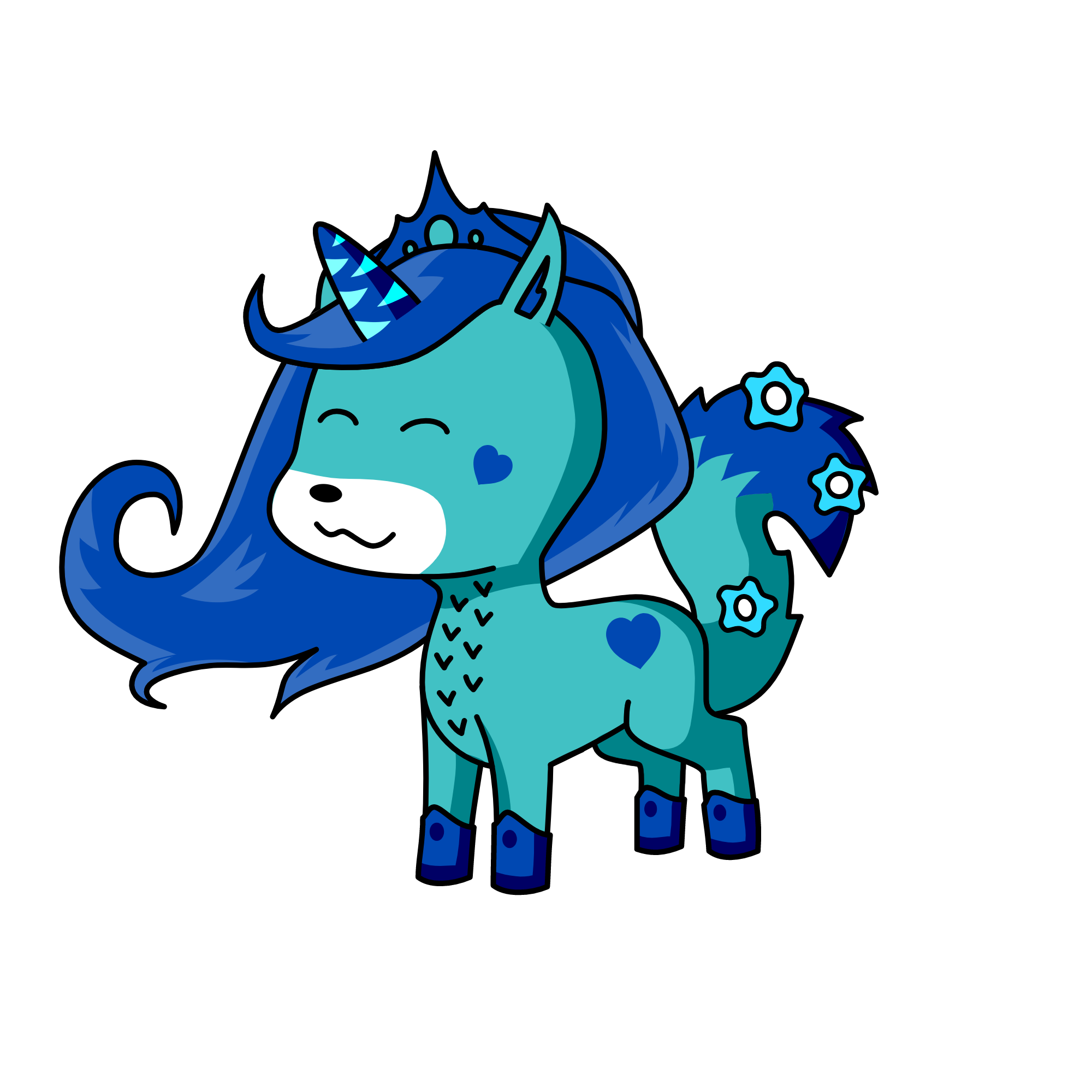 queen ice, the unicorn