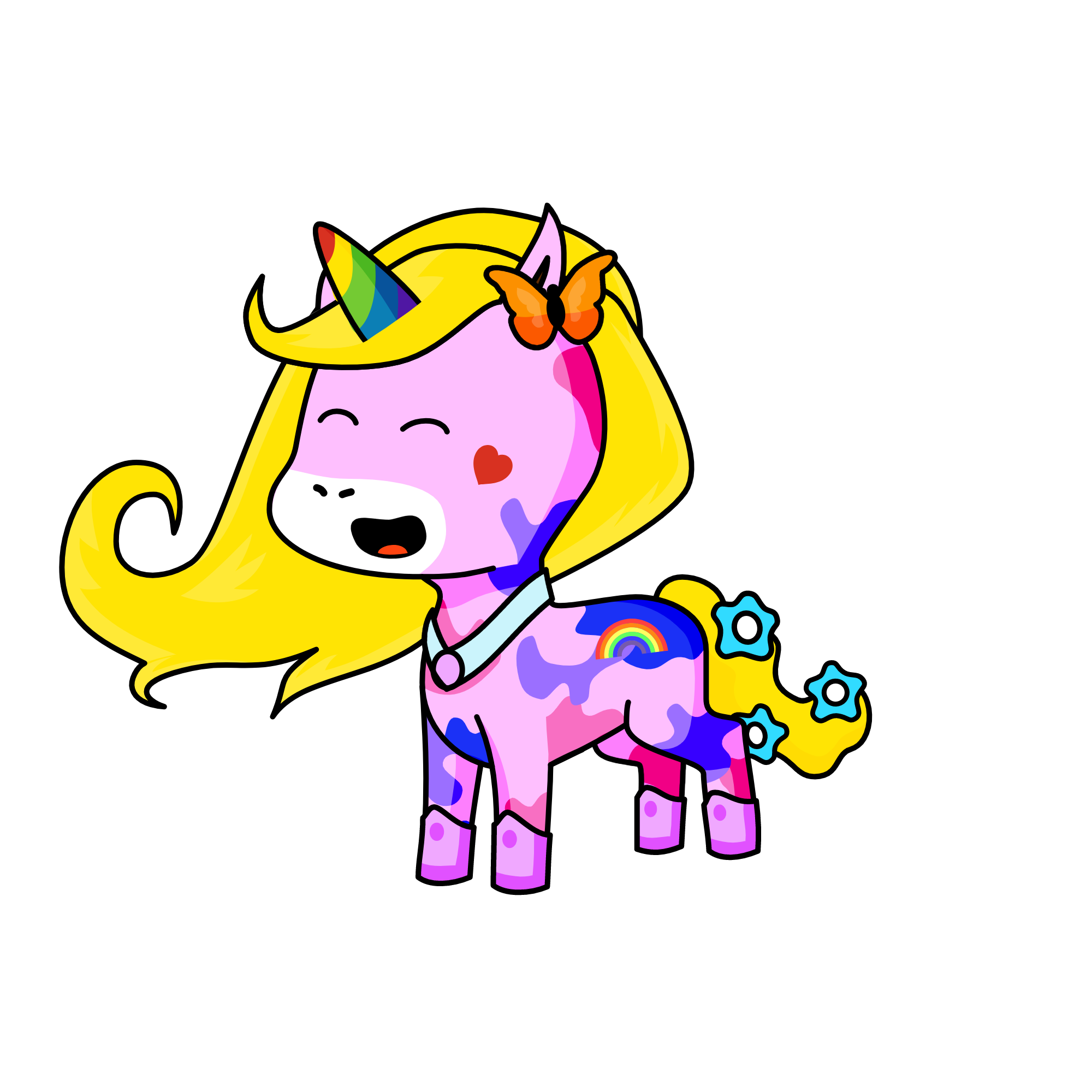 rainbow, the unicorn