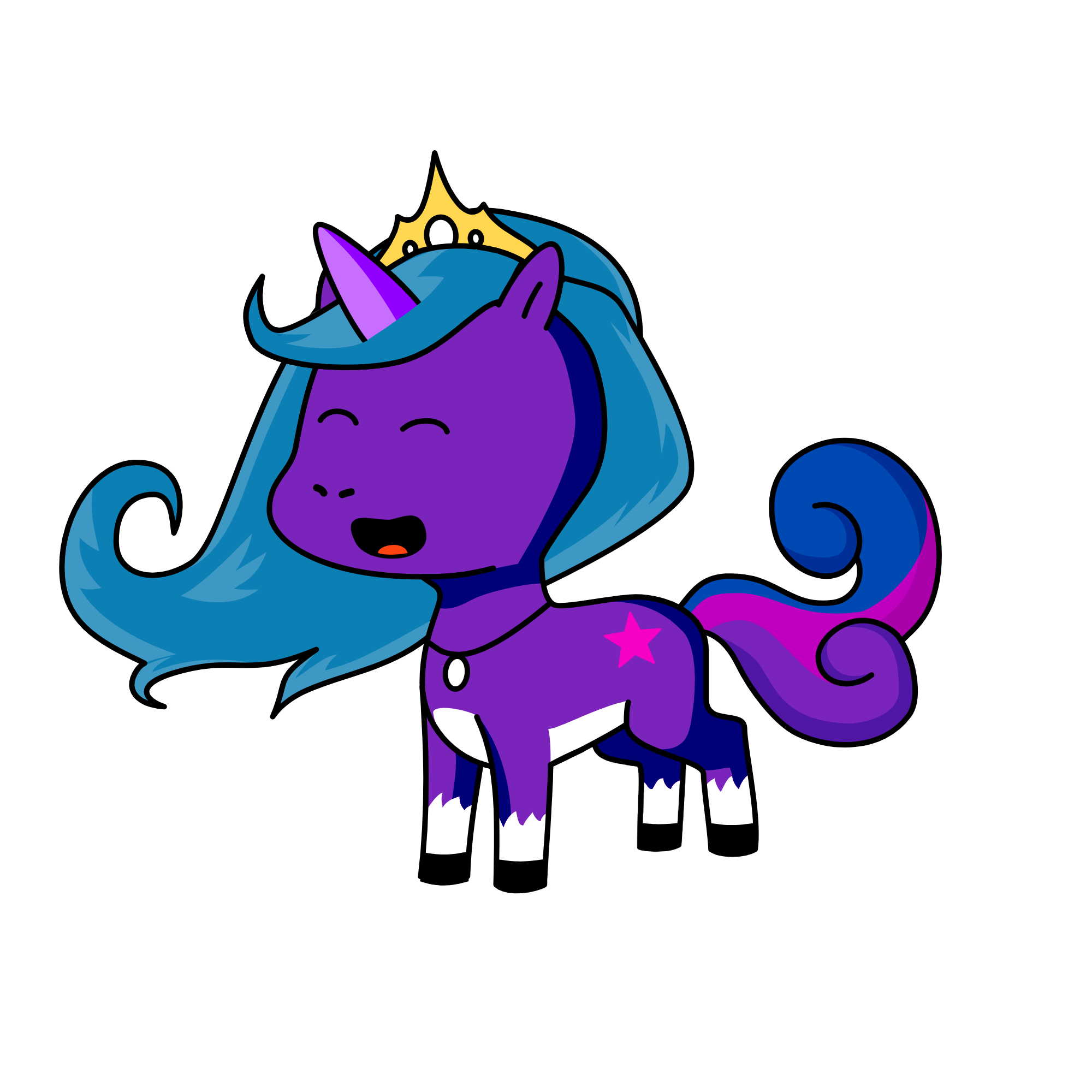 Twilight sparkle, the unicorn