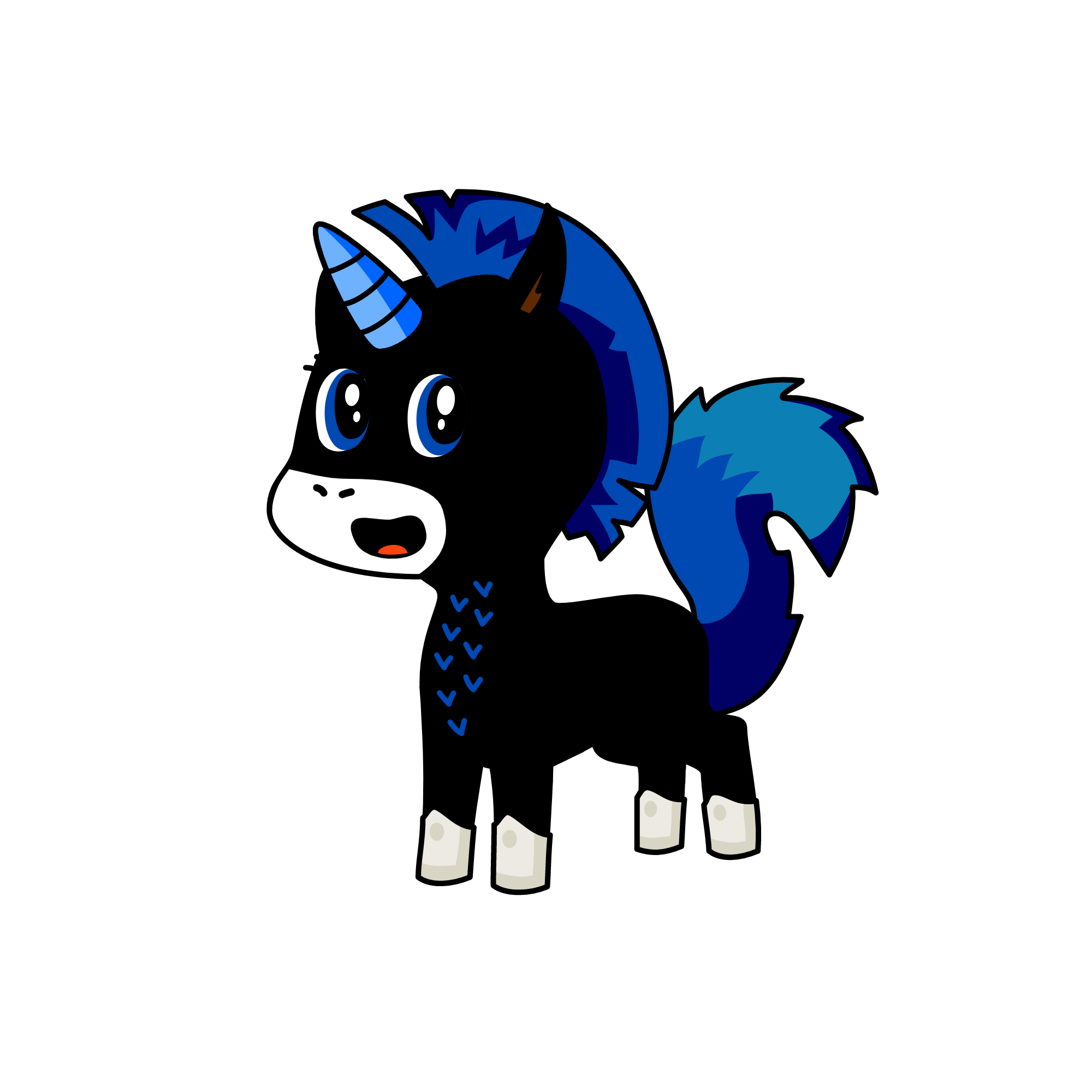 Blackthunder, the unicorn