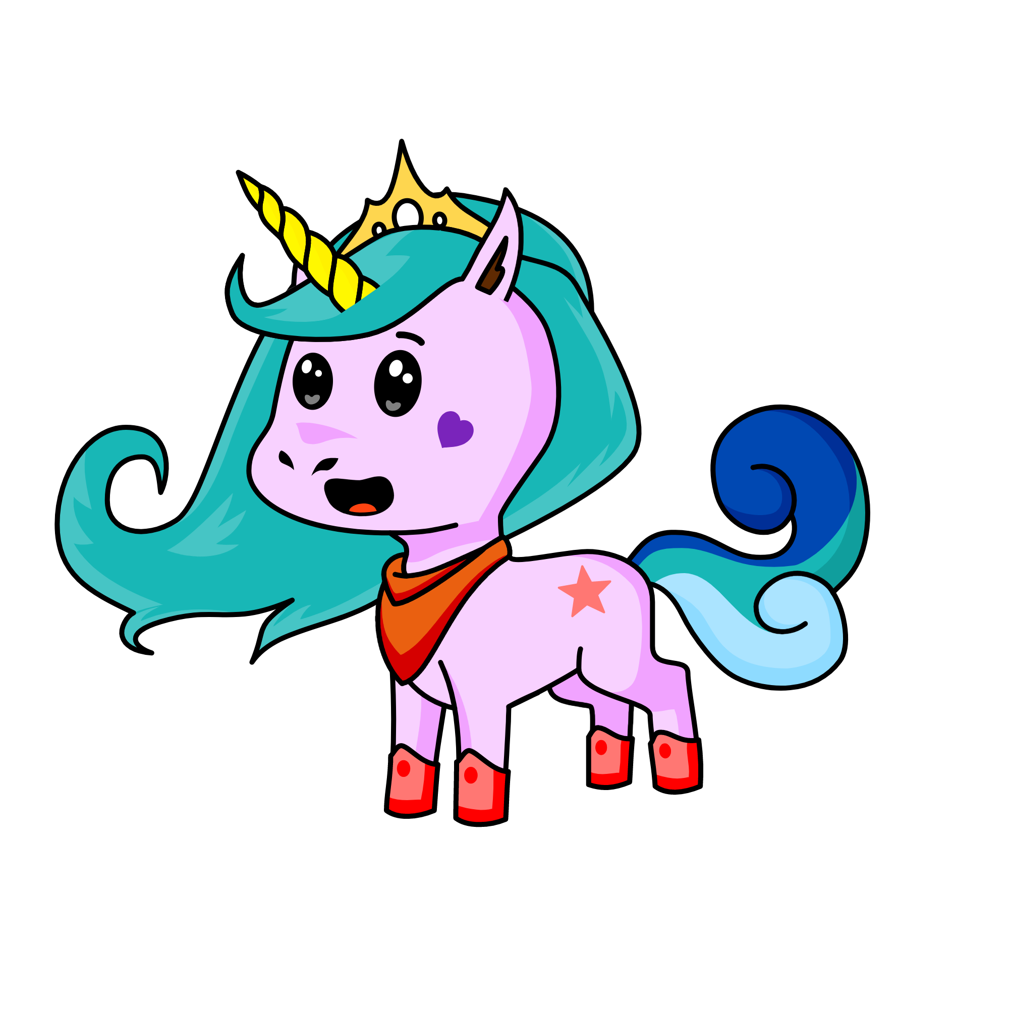sparkletail, the unicorn