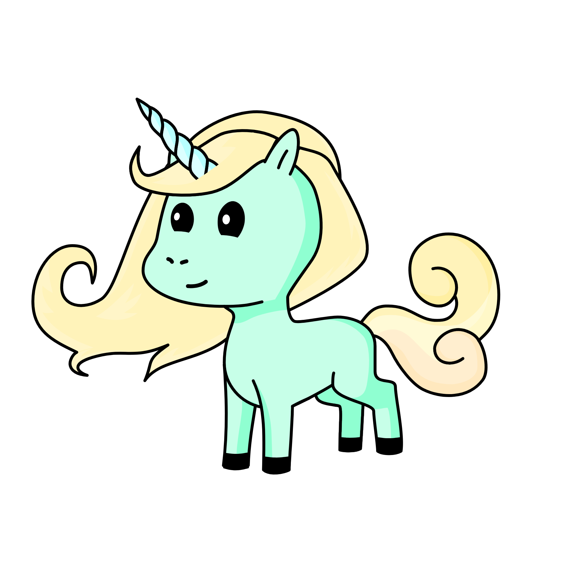 Misty, the unicorn