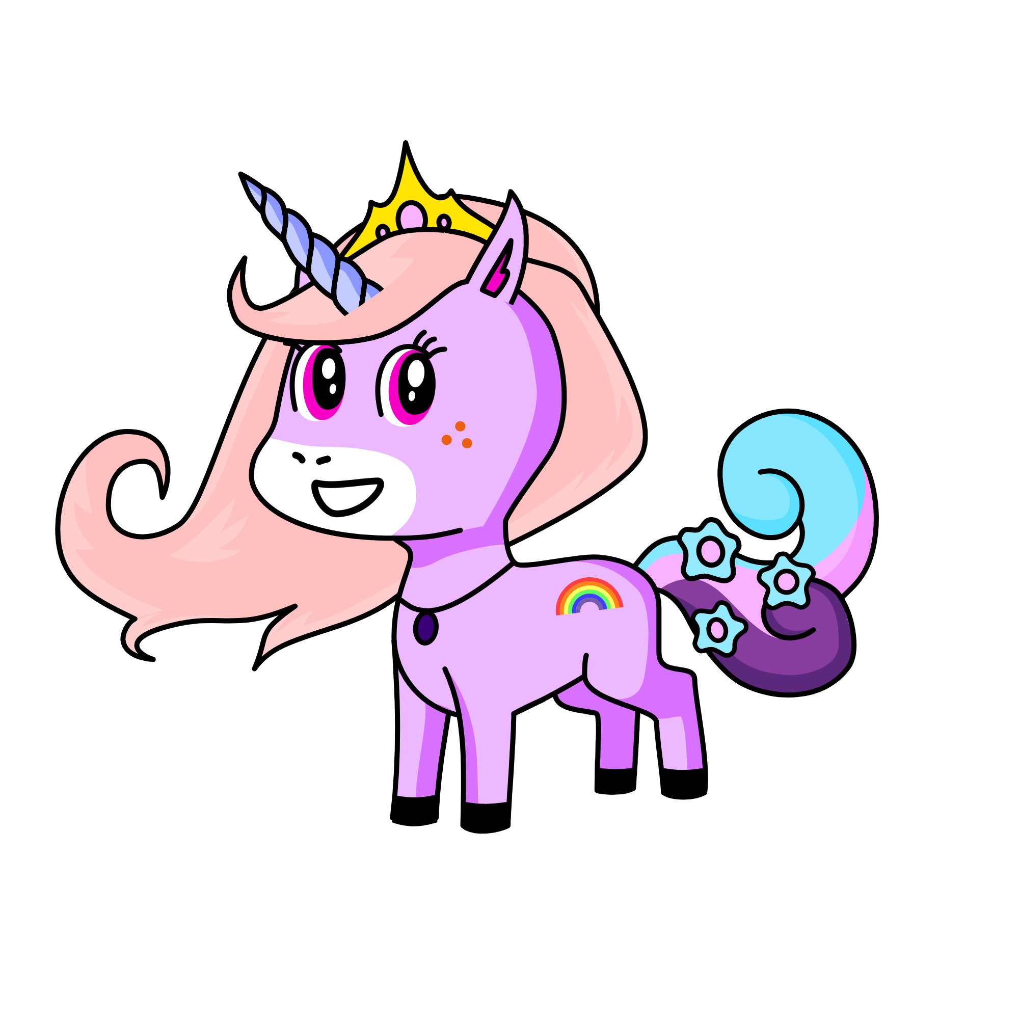 My Notebook Friend- Scarlet, the unicorn