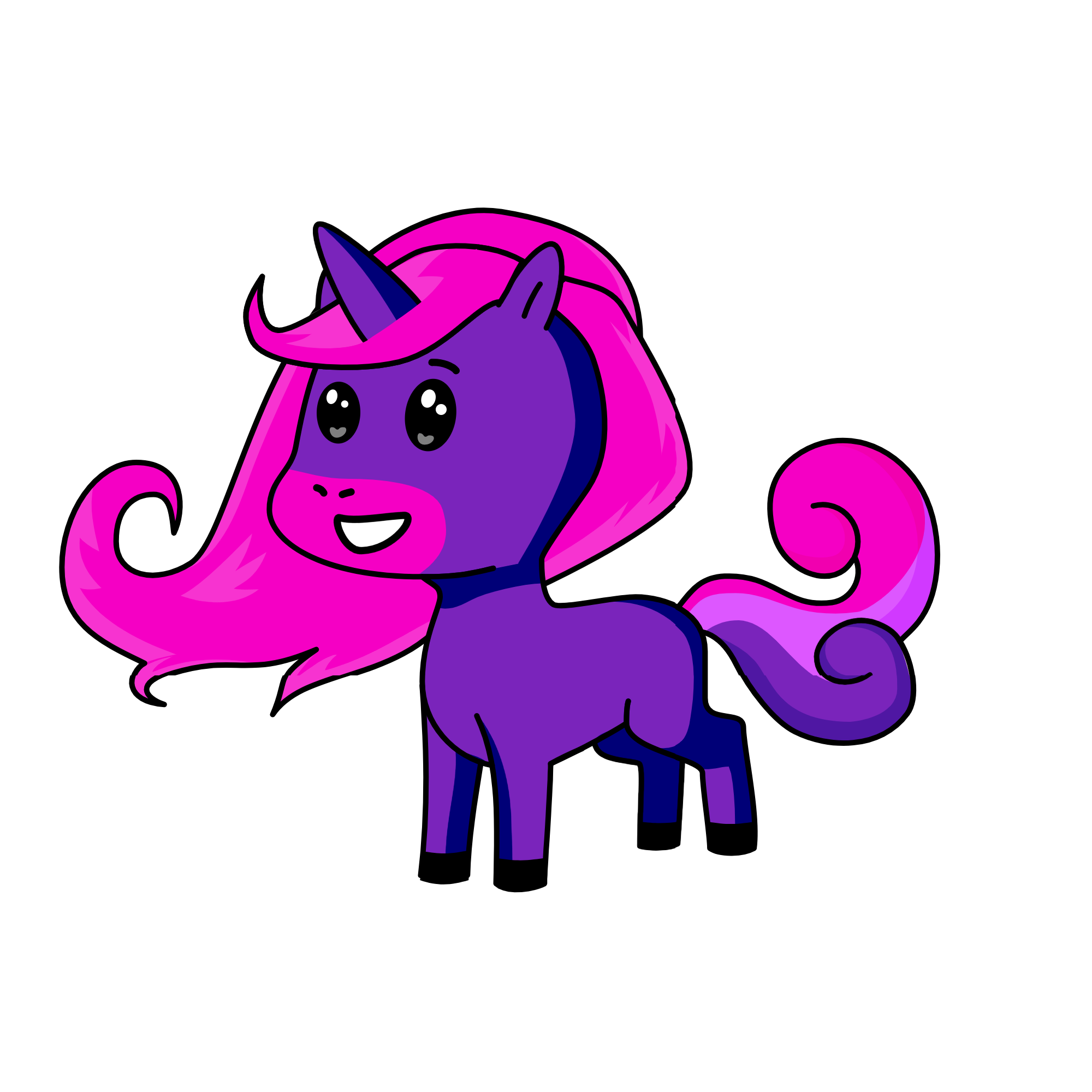 Purplelicos, the unicorn