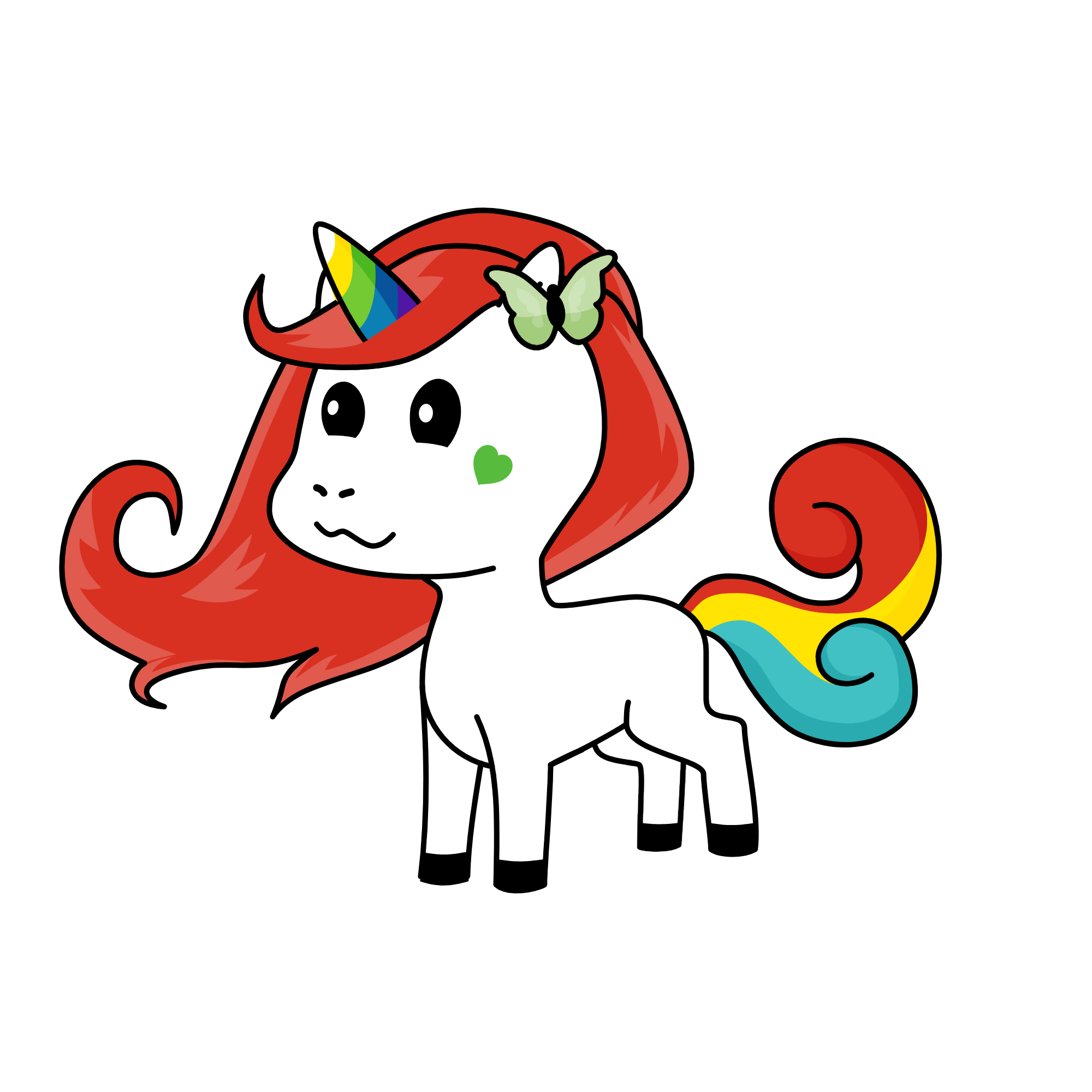 Candy, the unicorn