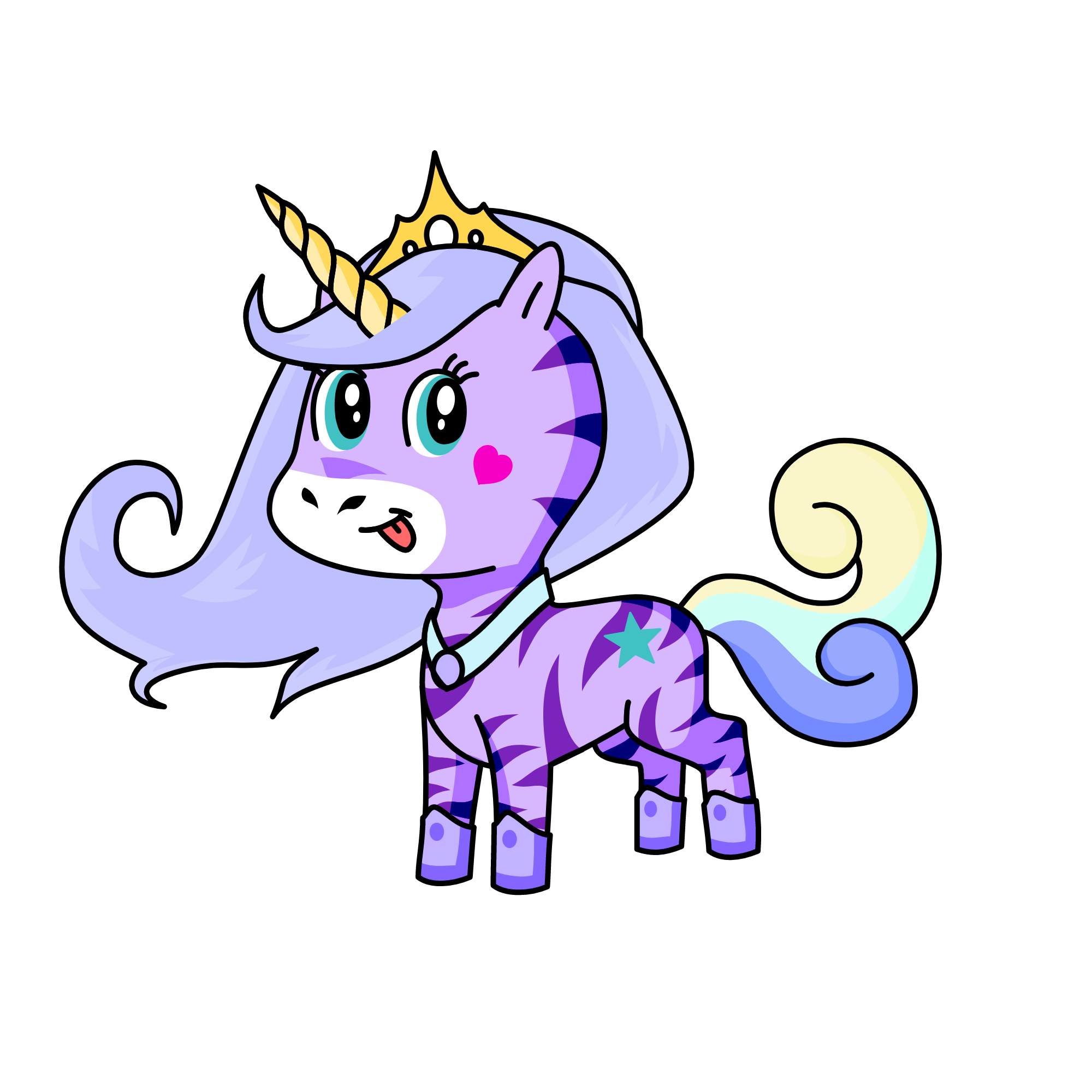 Crystal, the unicorn