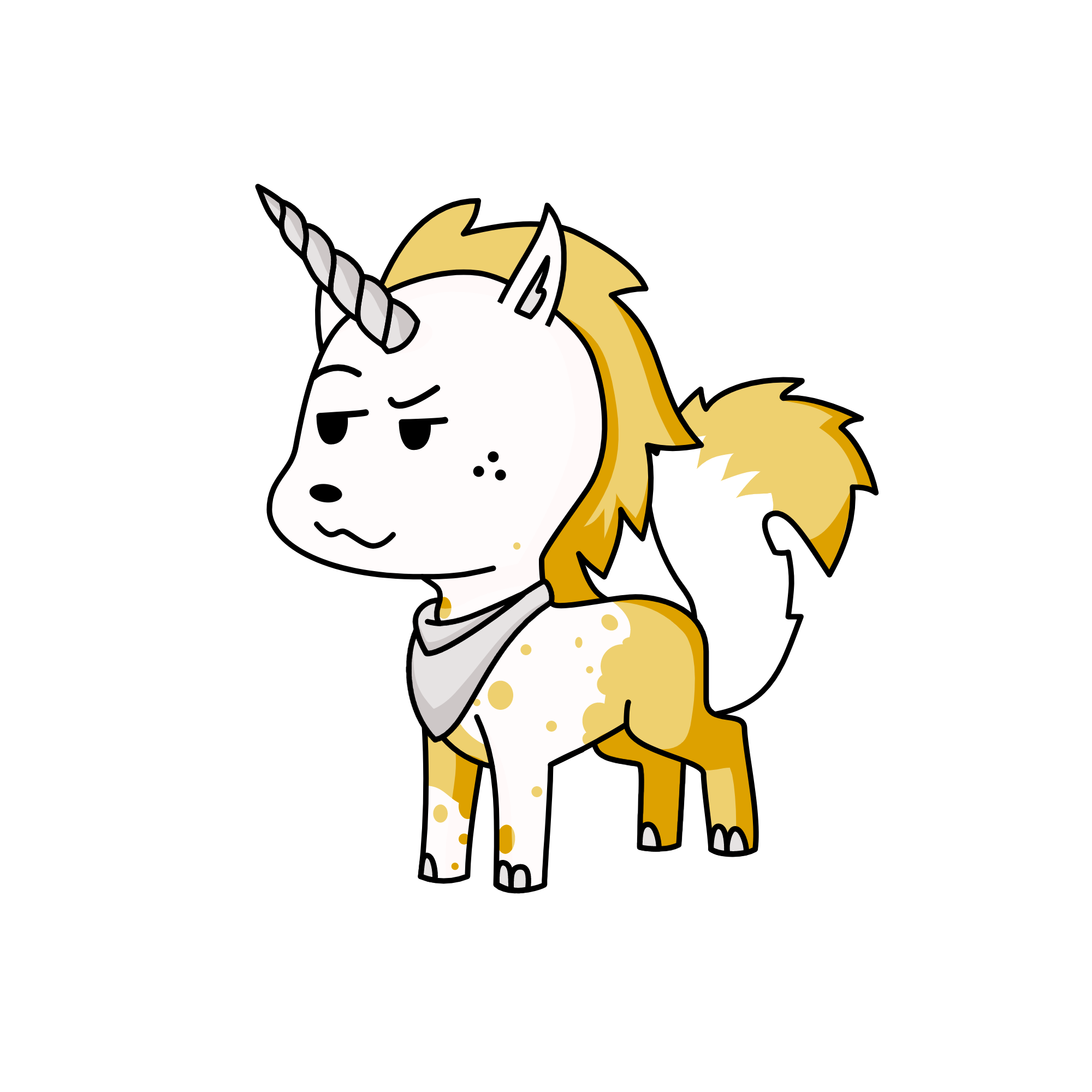 Woodly, the unicorn