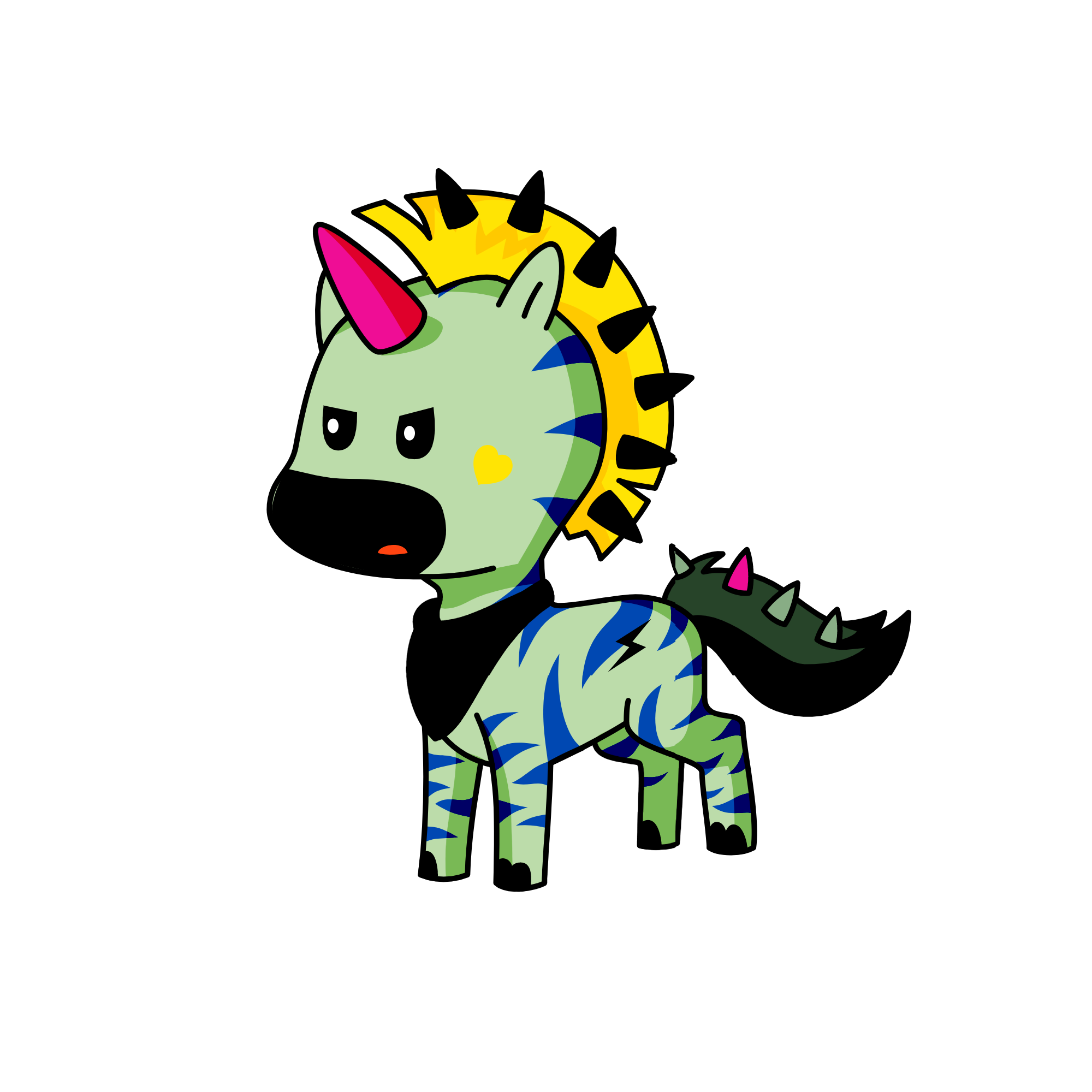 king, the unicorn
