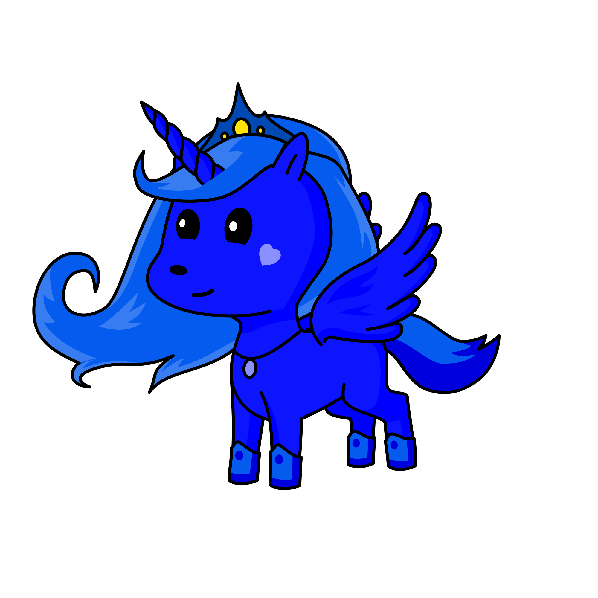 Luna, the unicorn
