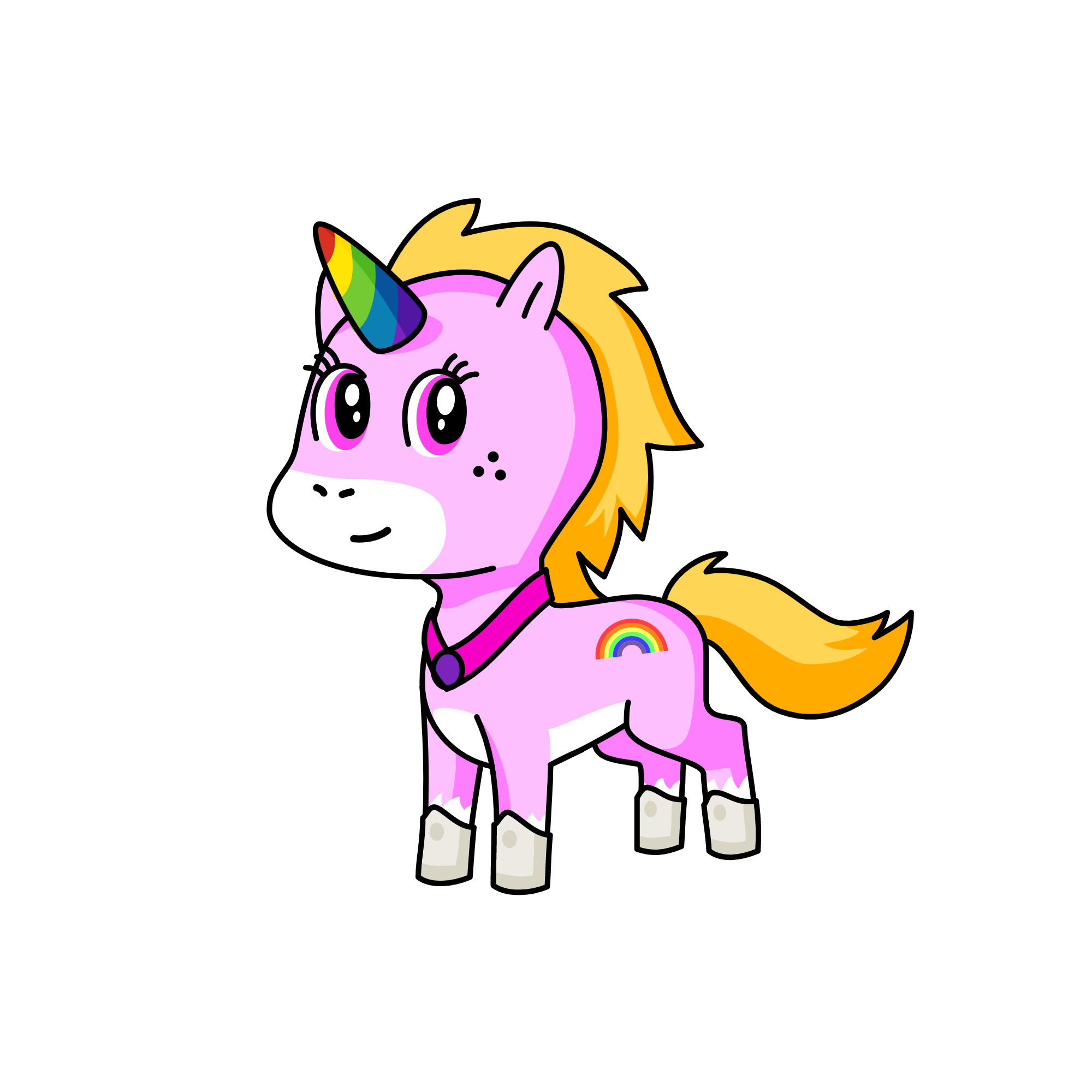 sparkly, the unicorn