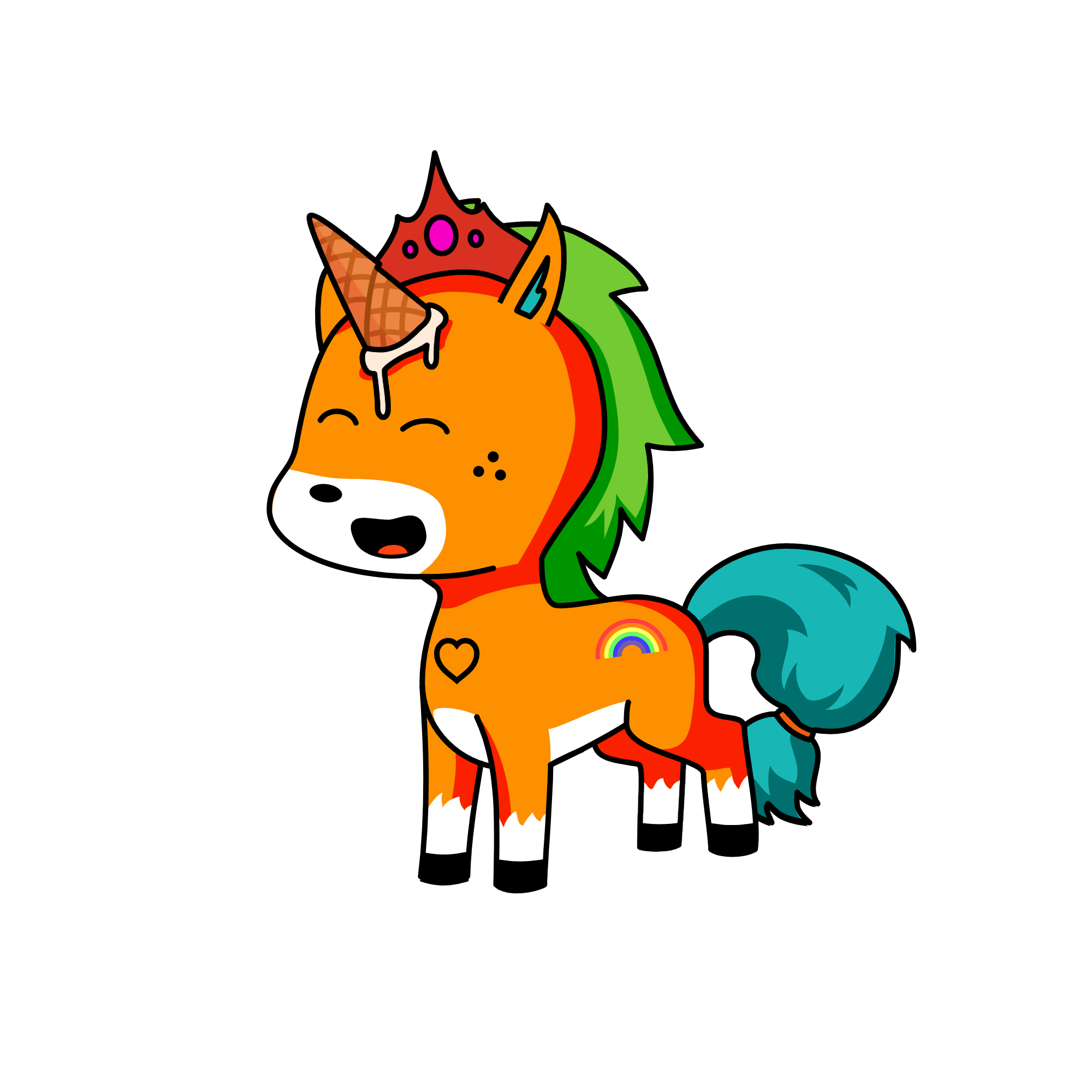 icy , the unicorn