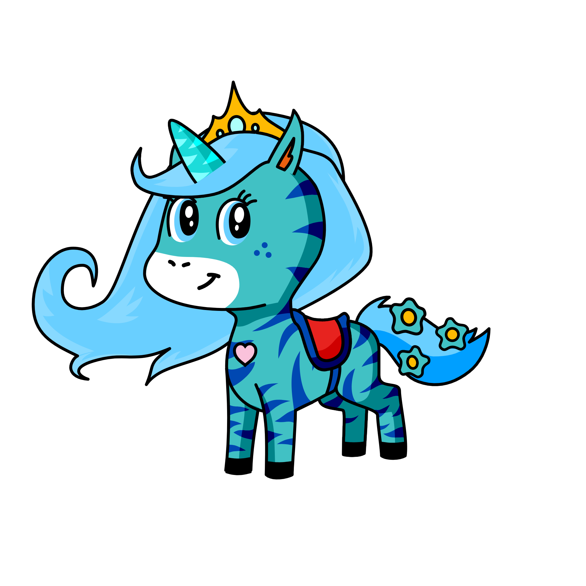 blue-baby, the unicorn