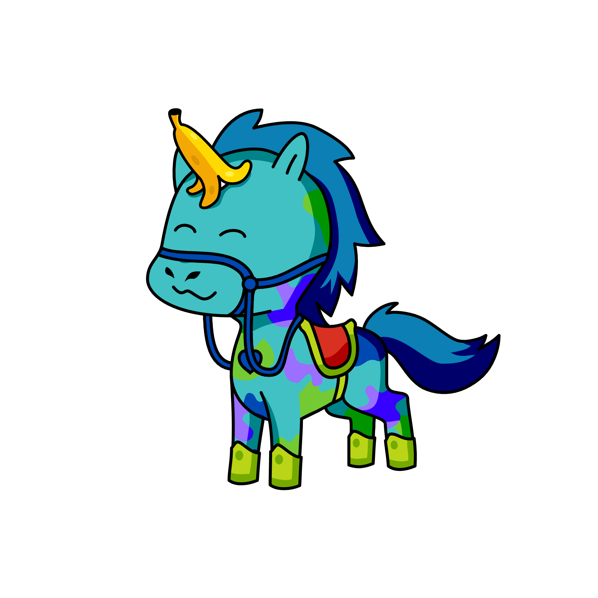 The Human TrashCan, the unicorn