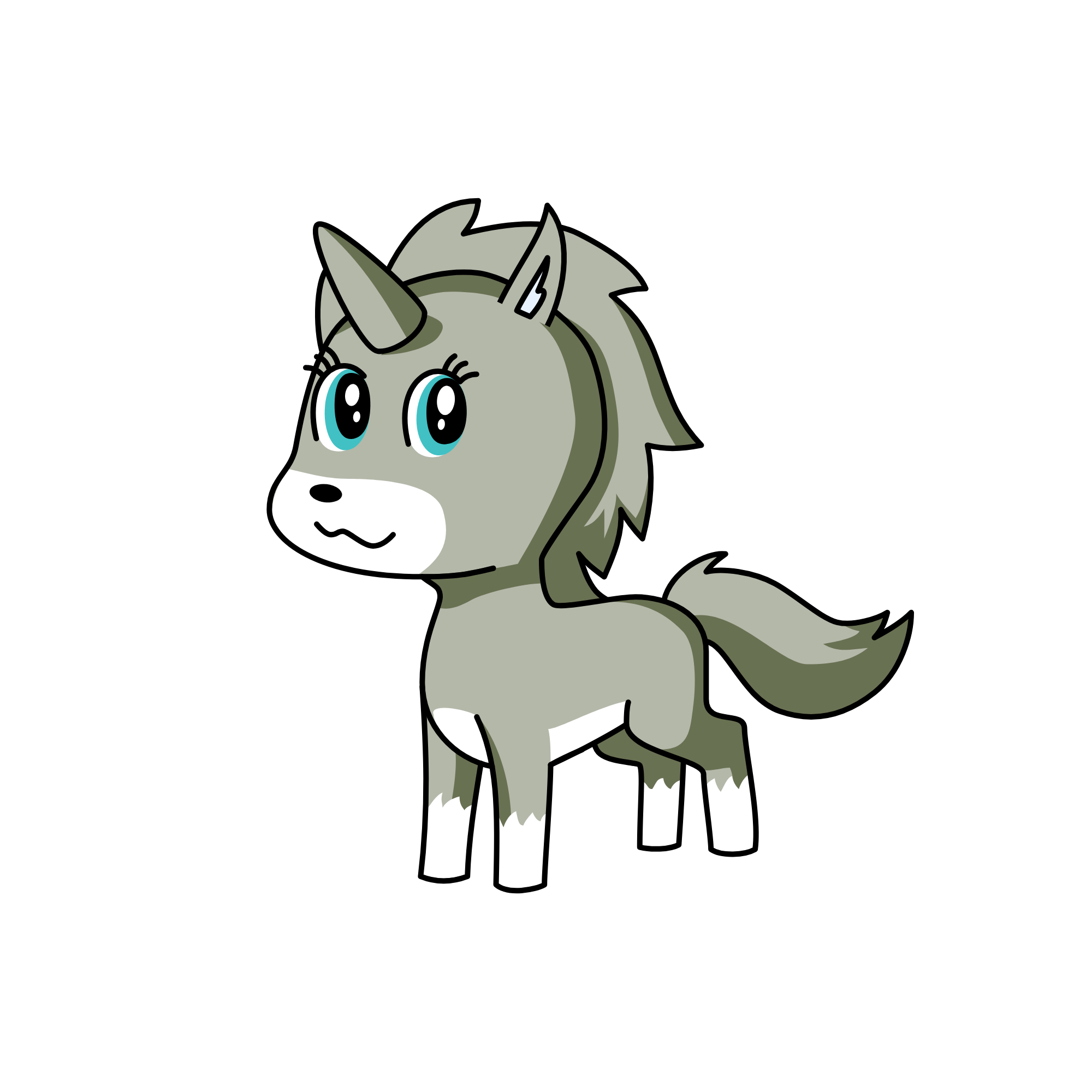 Ασπροδόντης, the unicorn