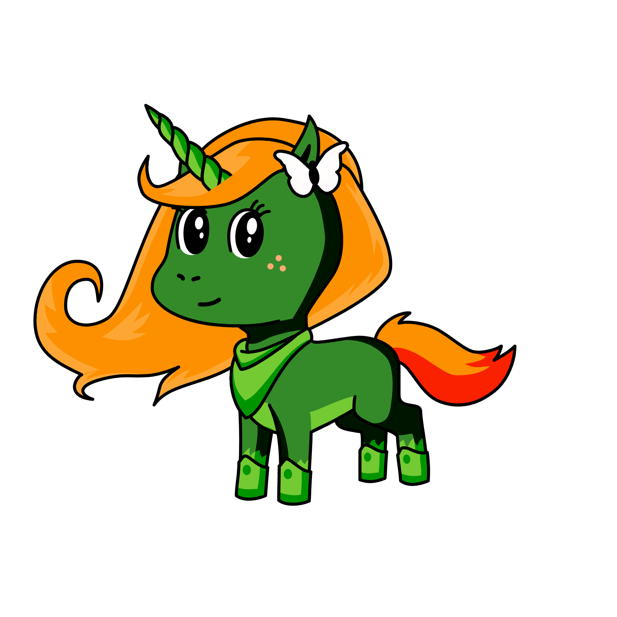 Emily, the unicorn