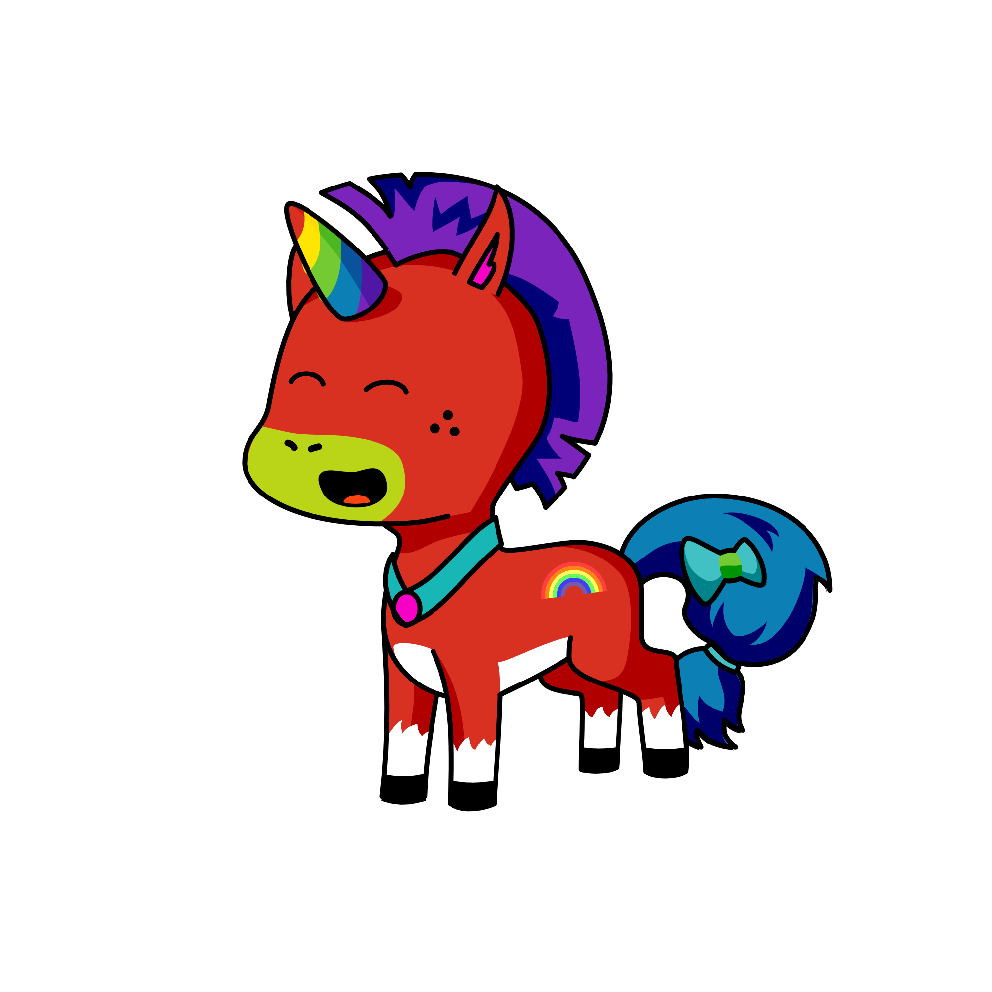 rainbow unicorn!, the unicorn