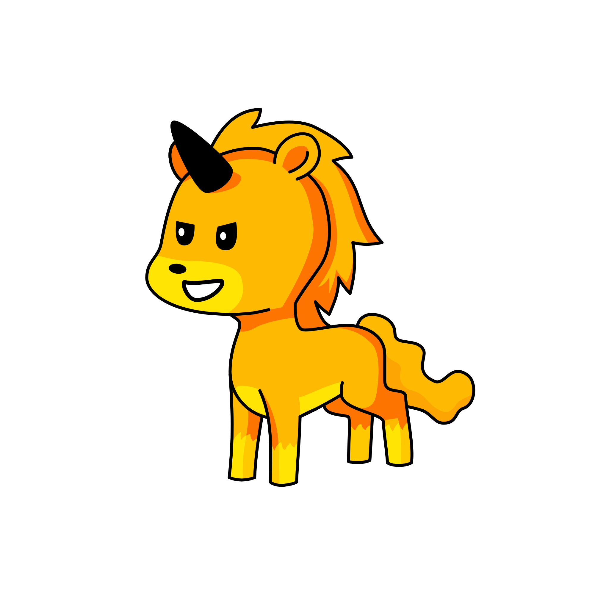 Golden Freddy, the unicorn