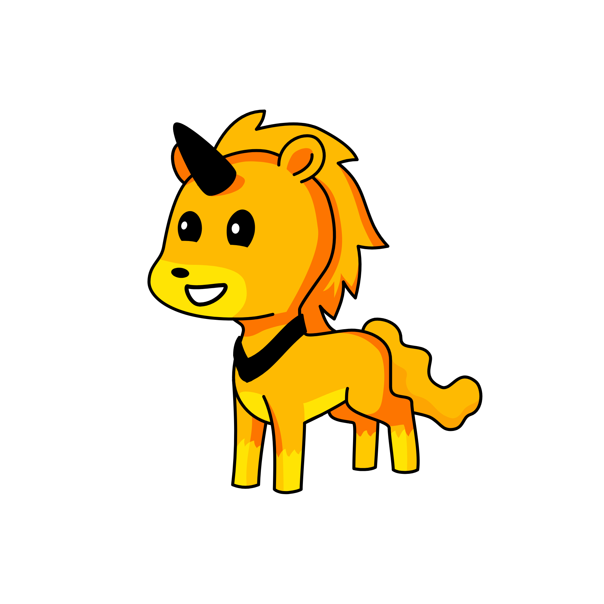 Golden Freddy(Ο πατερας του Freddy Fazbear), the unicorn