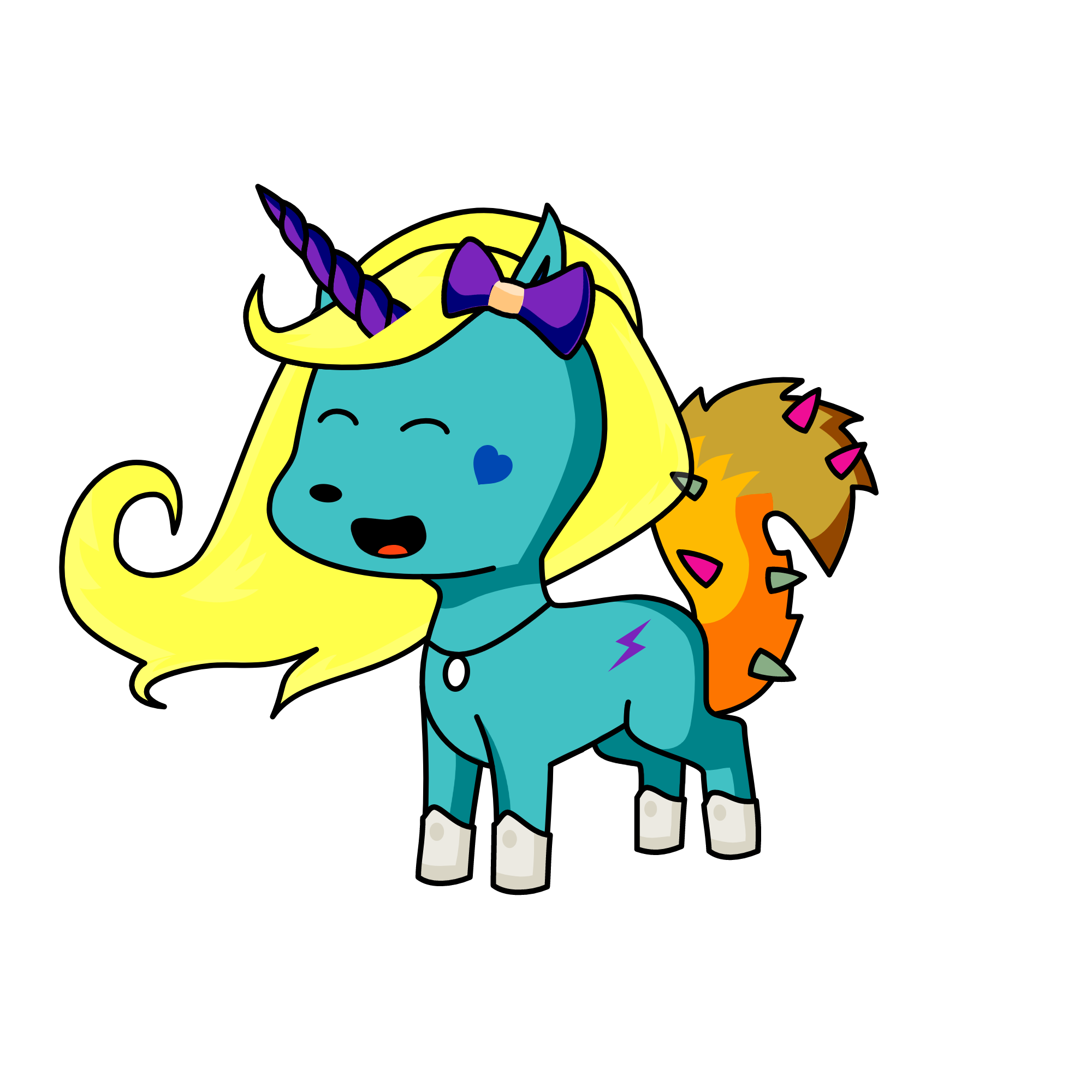Lillian my friend, the unicorn