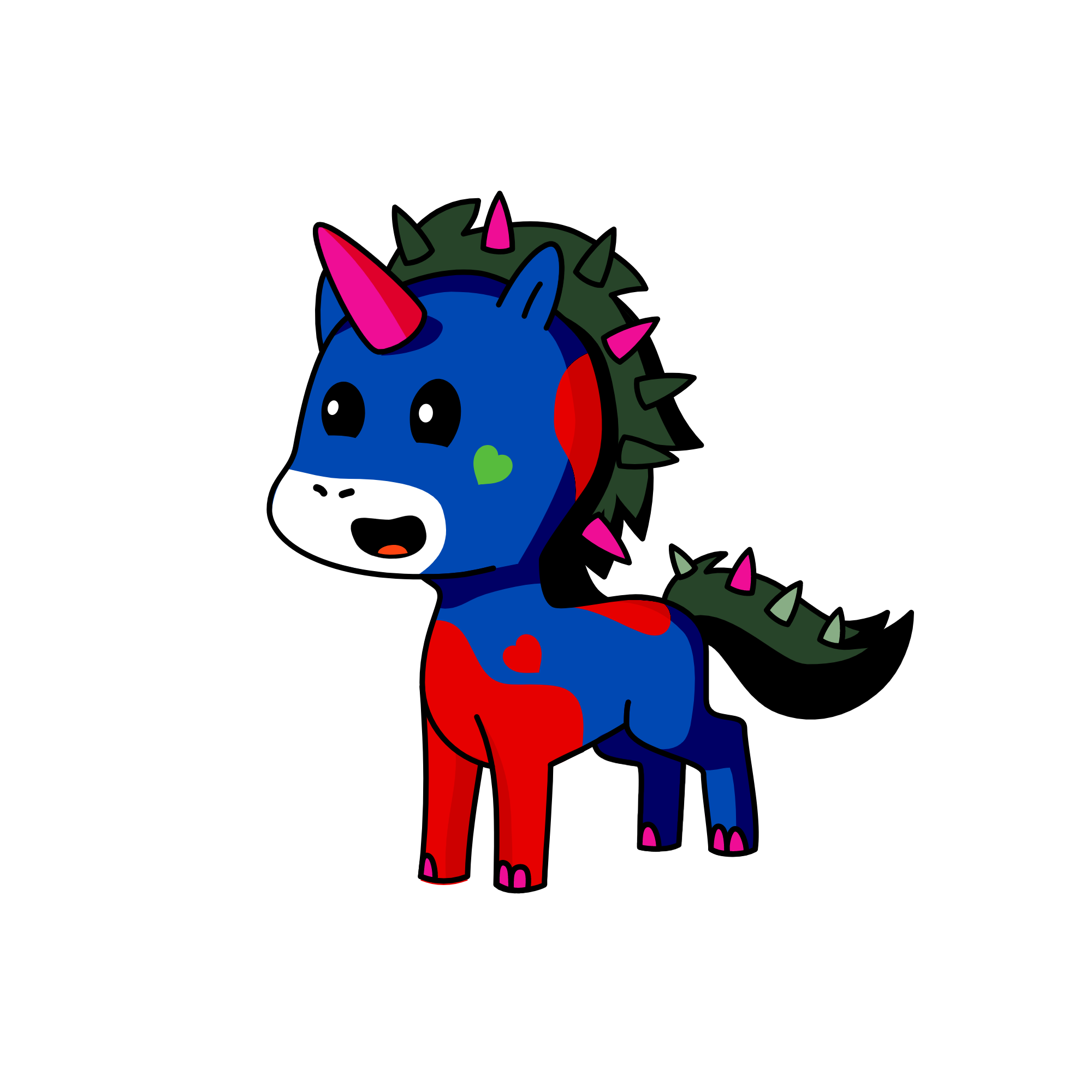 kiwi my friend, the unicorn