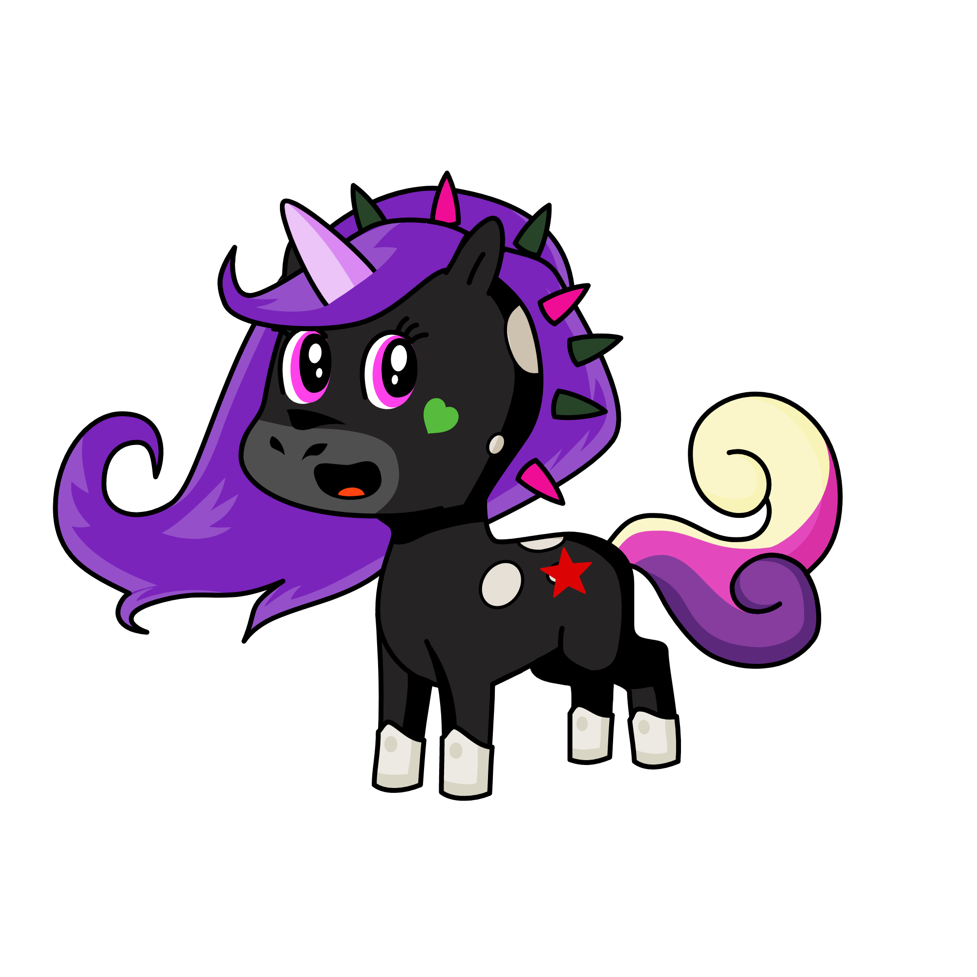 kayla my friend, the unicorn