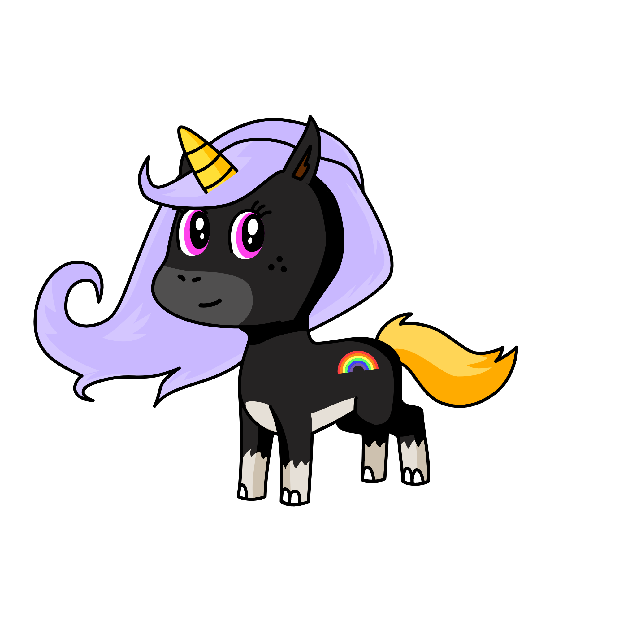 hi, the unicorn