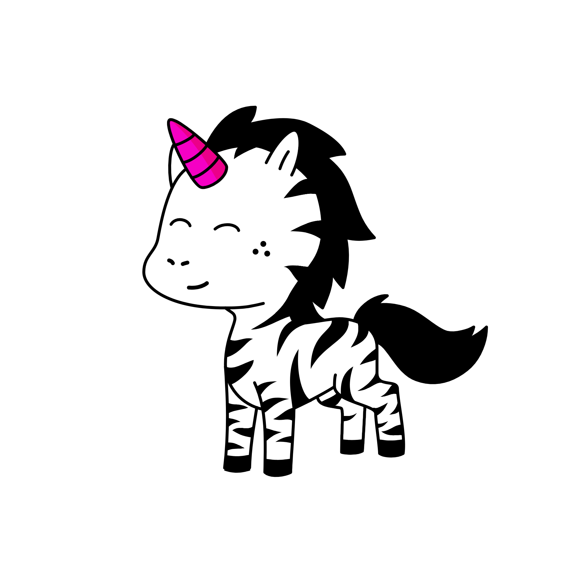 Zebracorn, the unicorn