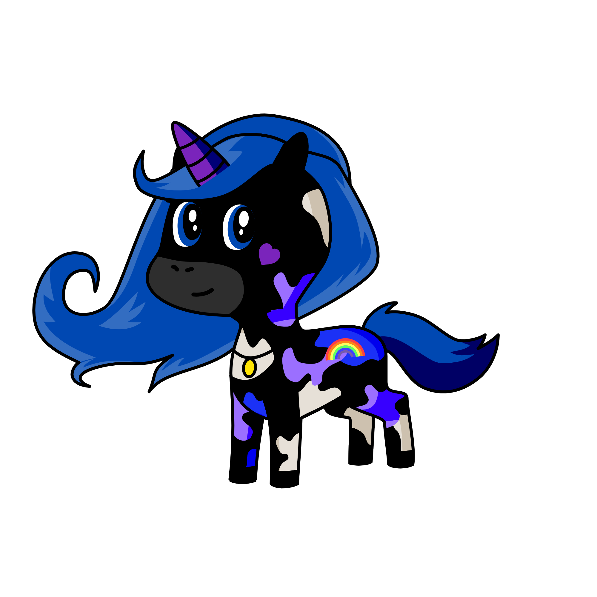 Midnight, the unicorn