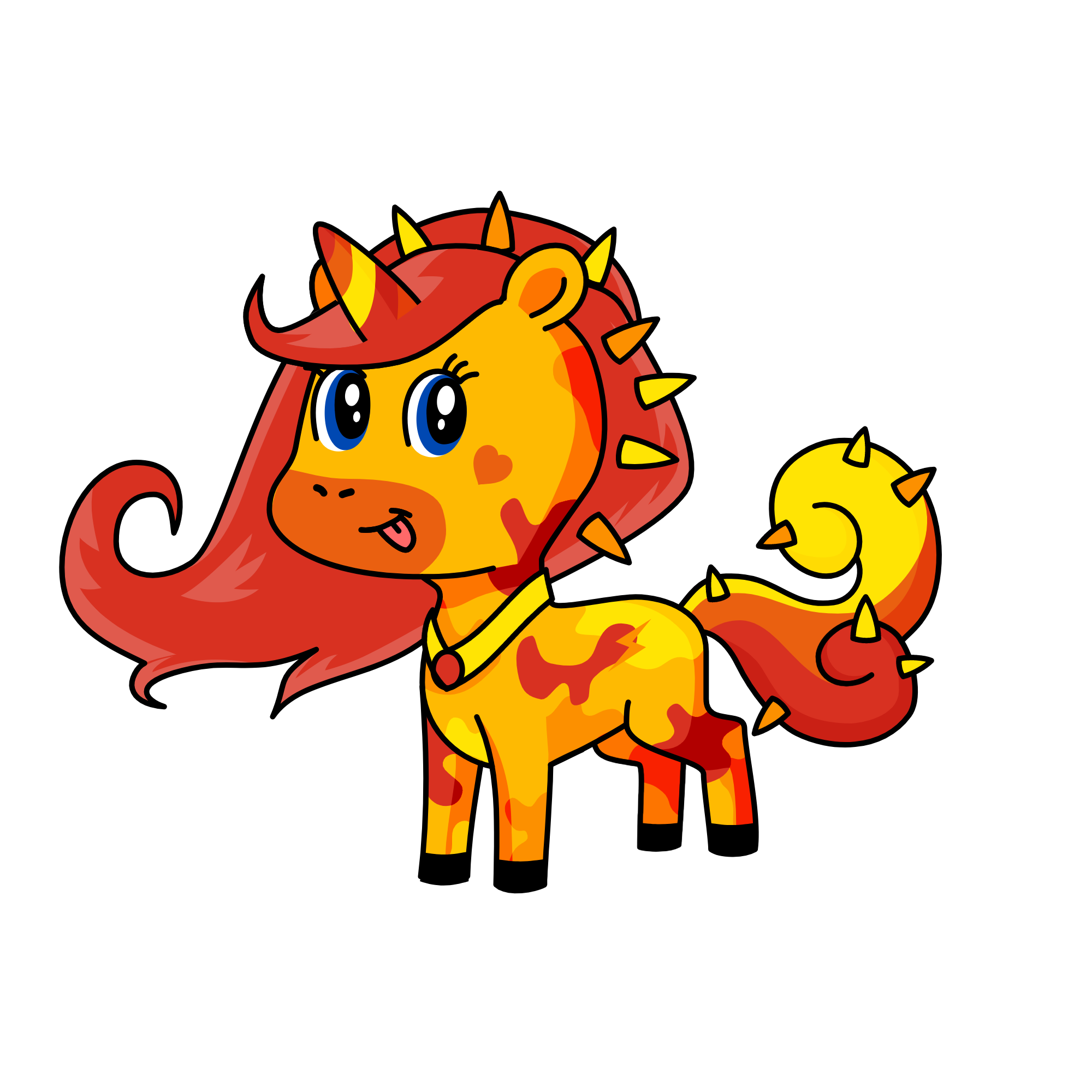 fire, the unicorn