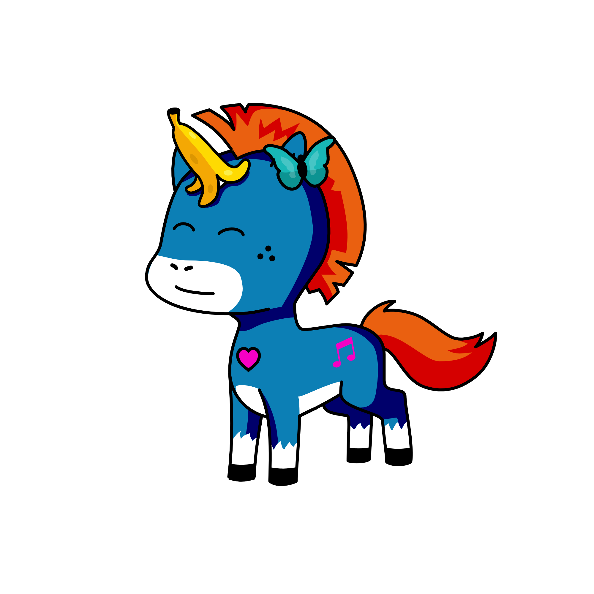 Lovely, the unicorn