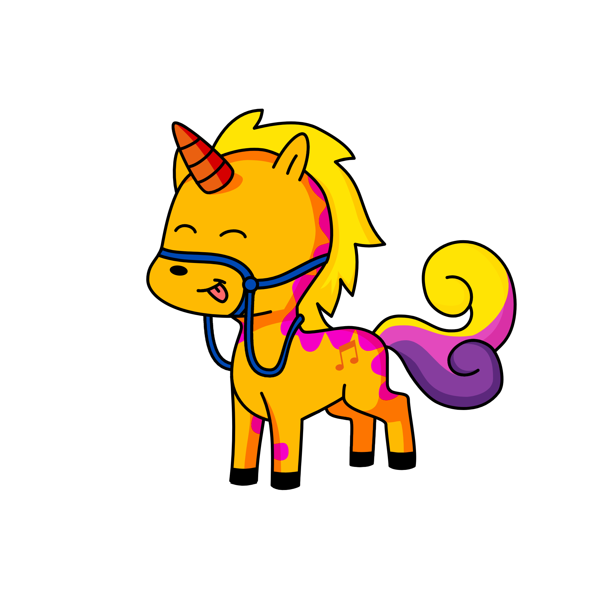 Sunshine, the unicorn