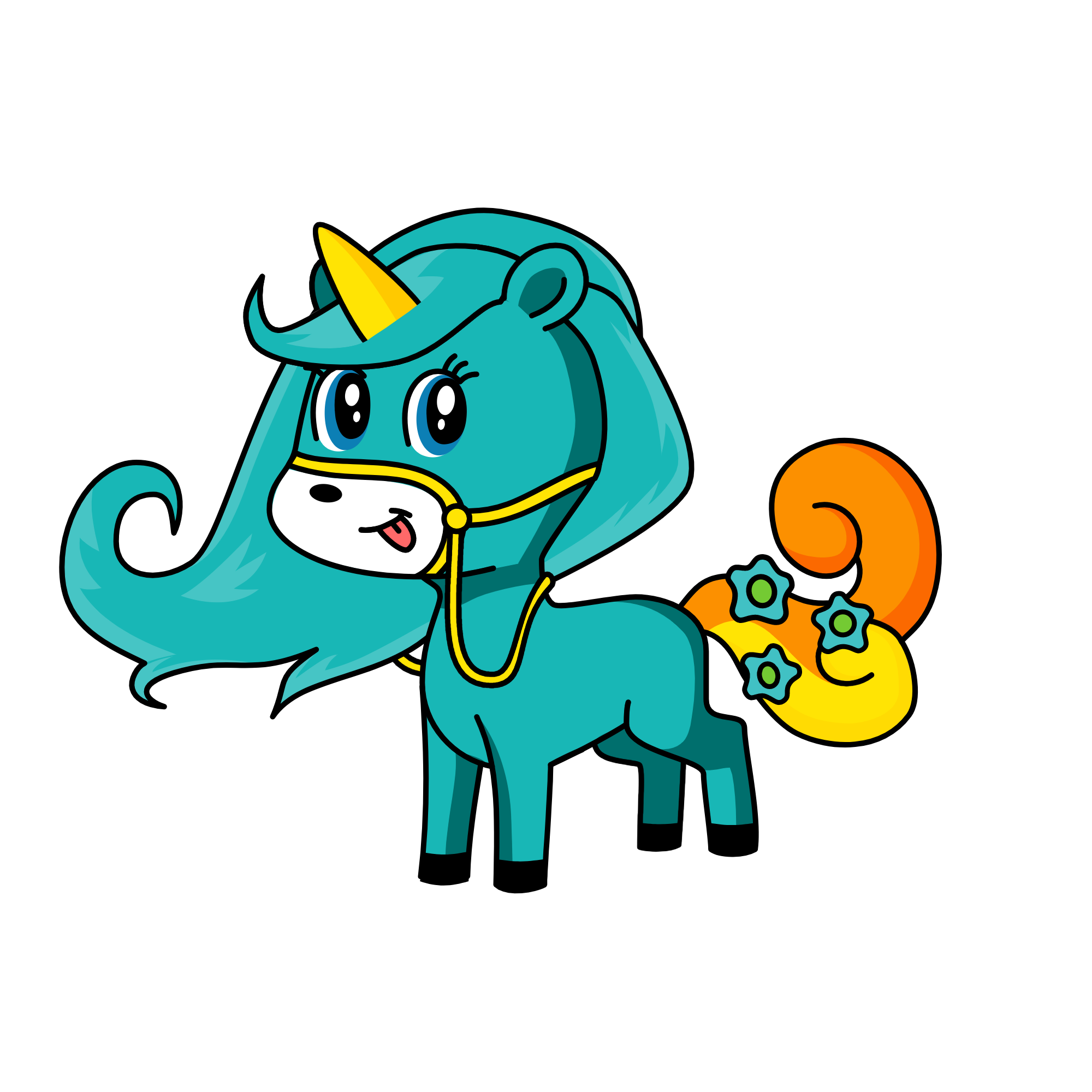BLUEEEEE, the unicorn