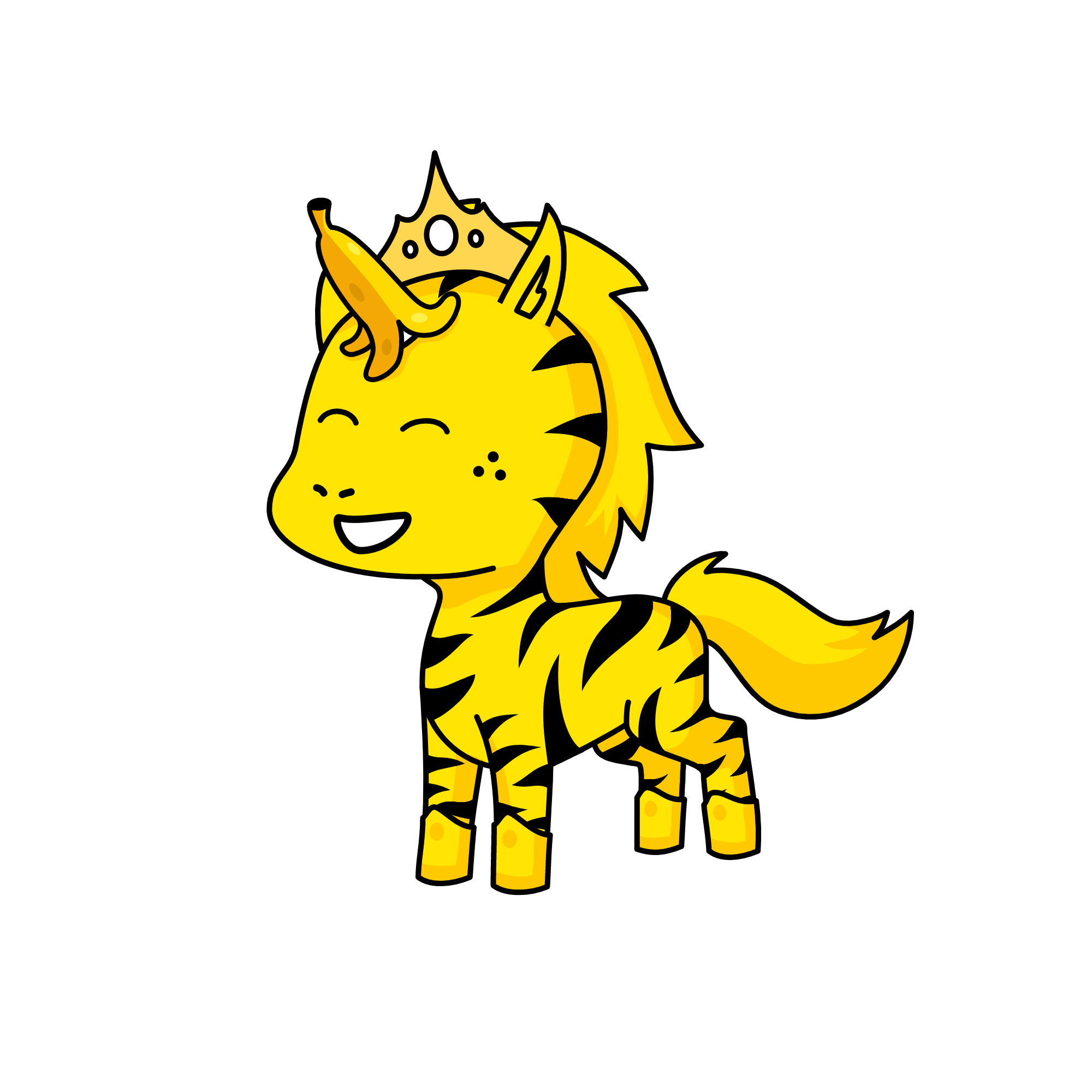 Rotten Banana Queen, the unicorn