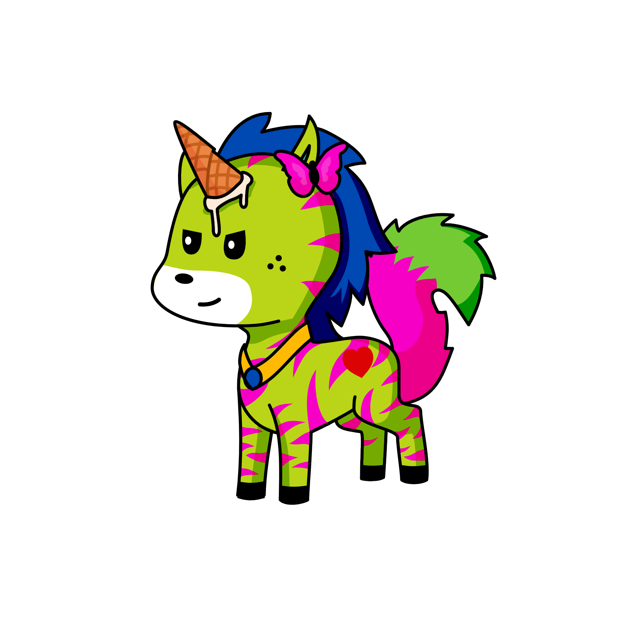 Ice Cream Queen, the unicorn