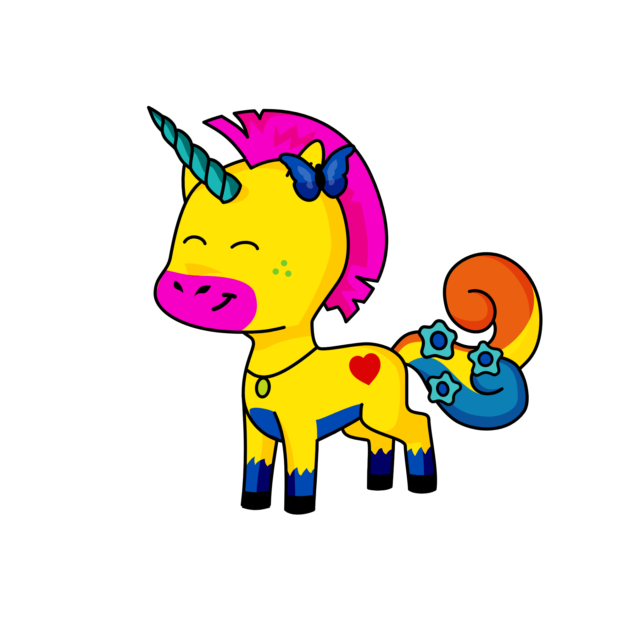 I'm yuck, the unicorn