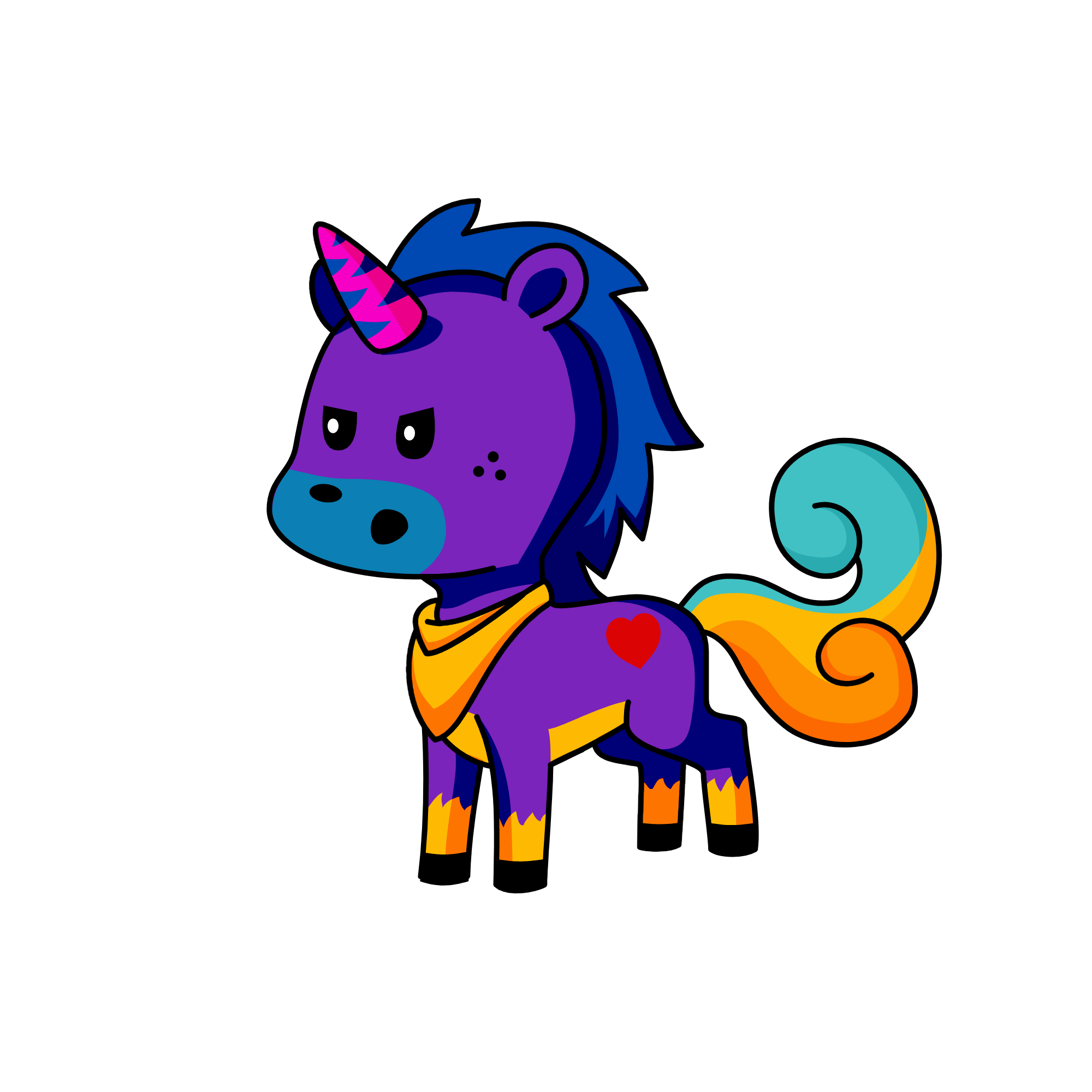 hot, the unicorn