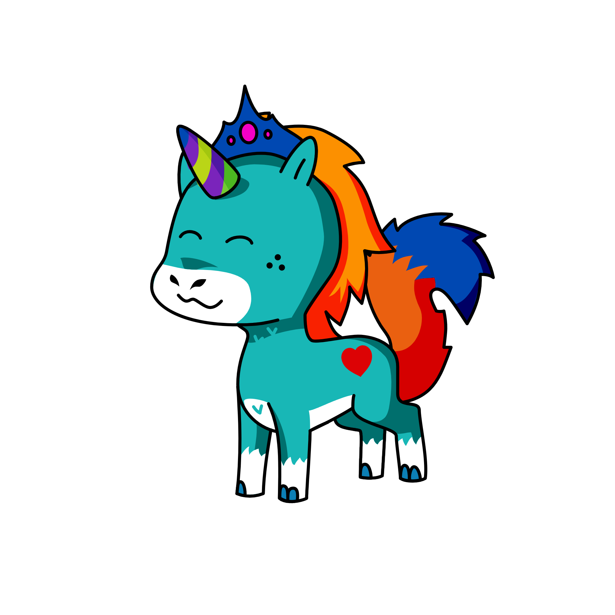 Foxy, the unicorn