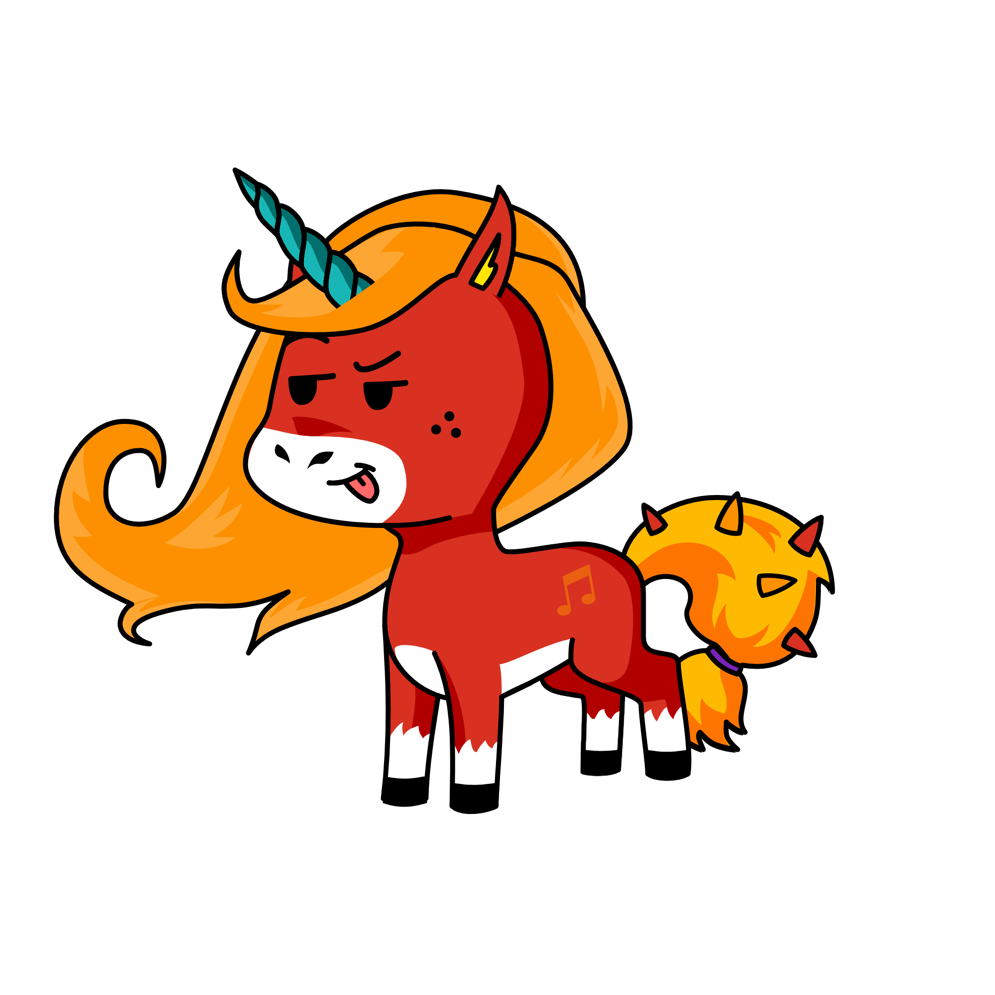 🦄, the unicorn