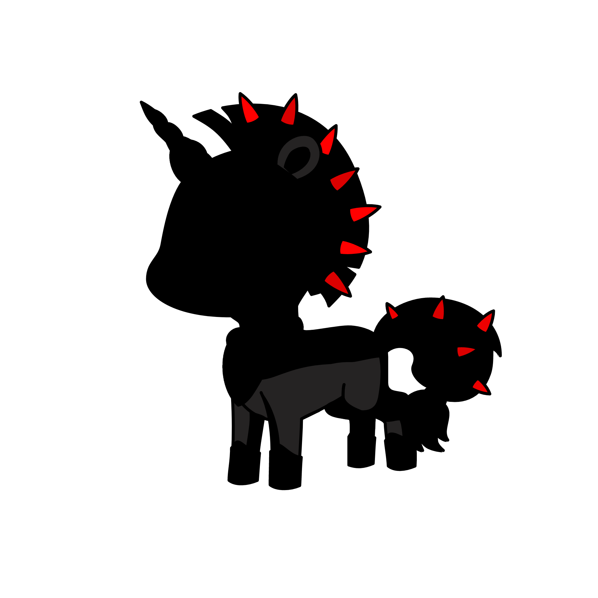 darkness and blood, the unicorn
