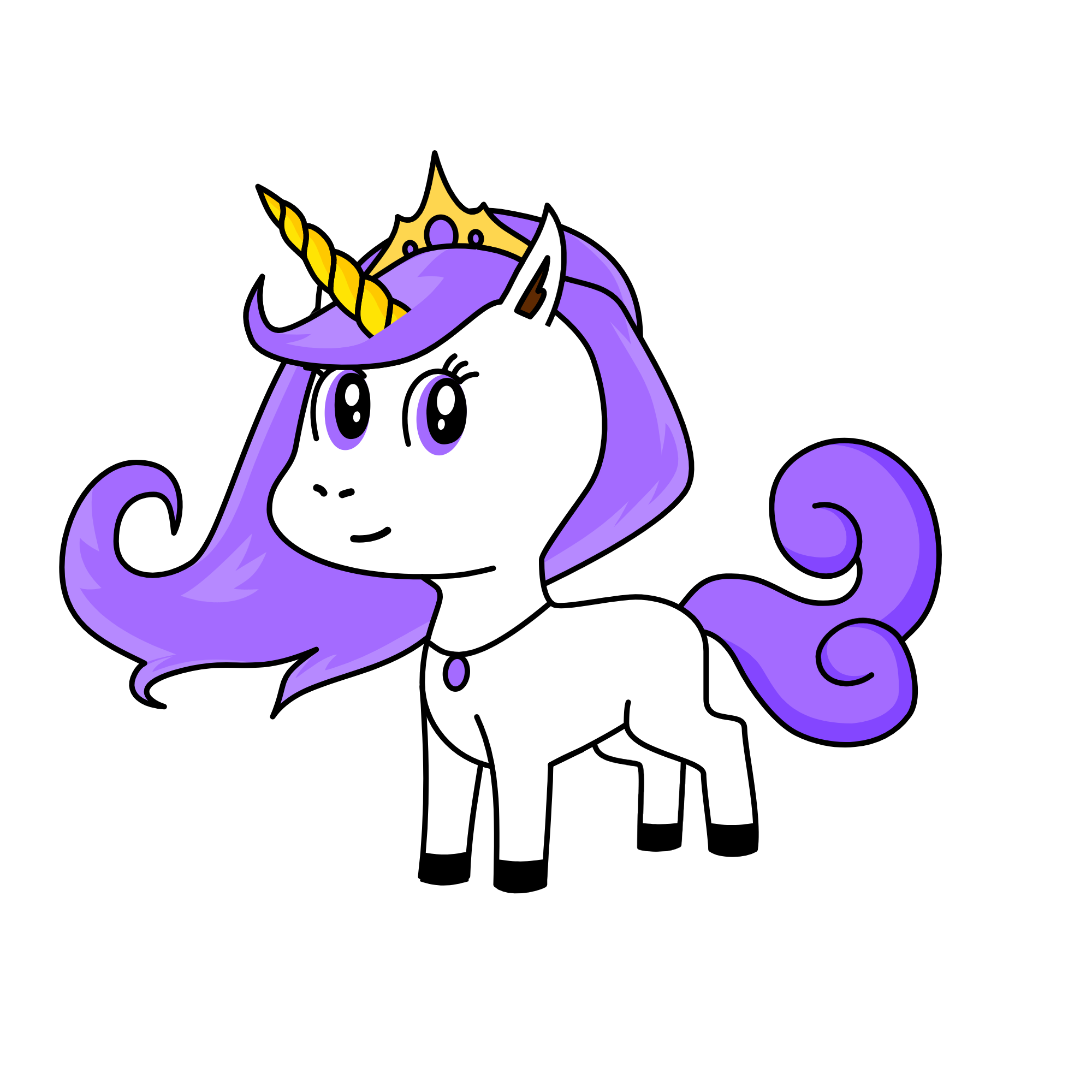 lavender, the unicorn