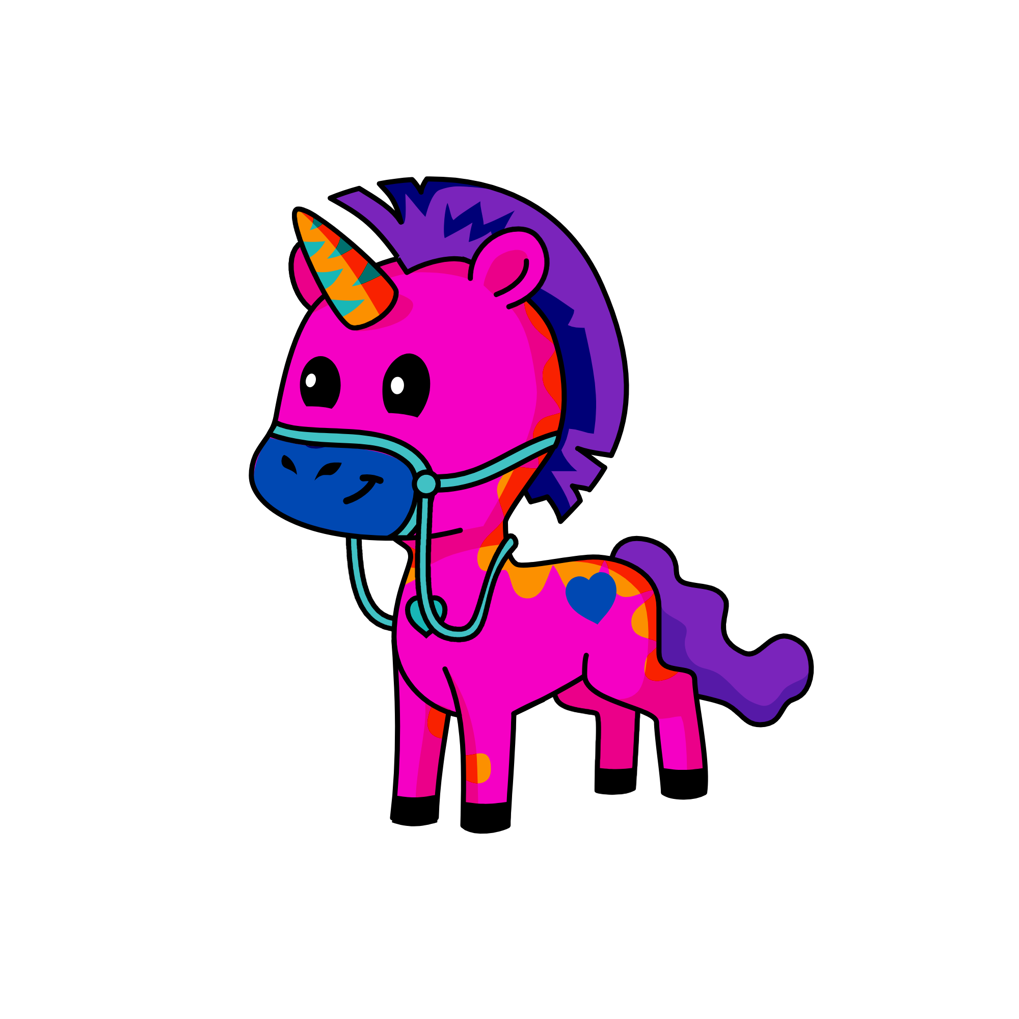 Pinky, the unicorn