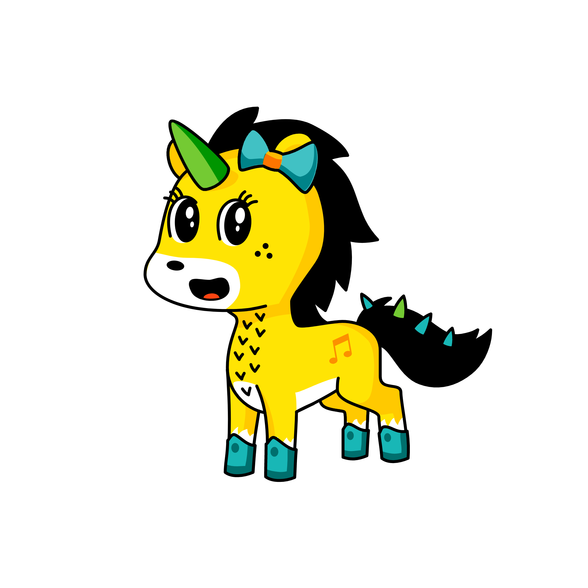 hiiii, the unicorn