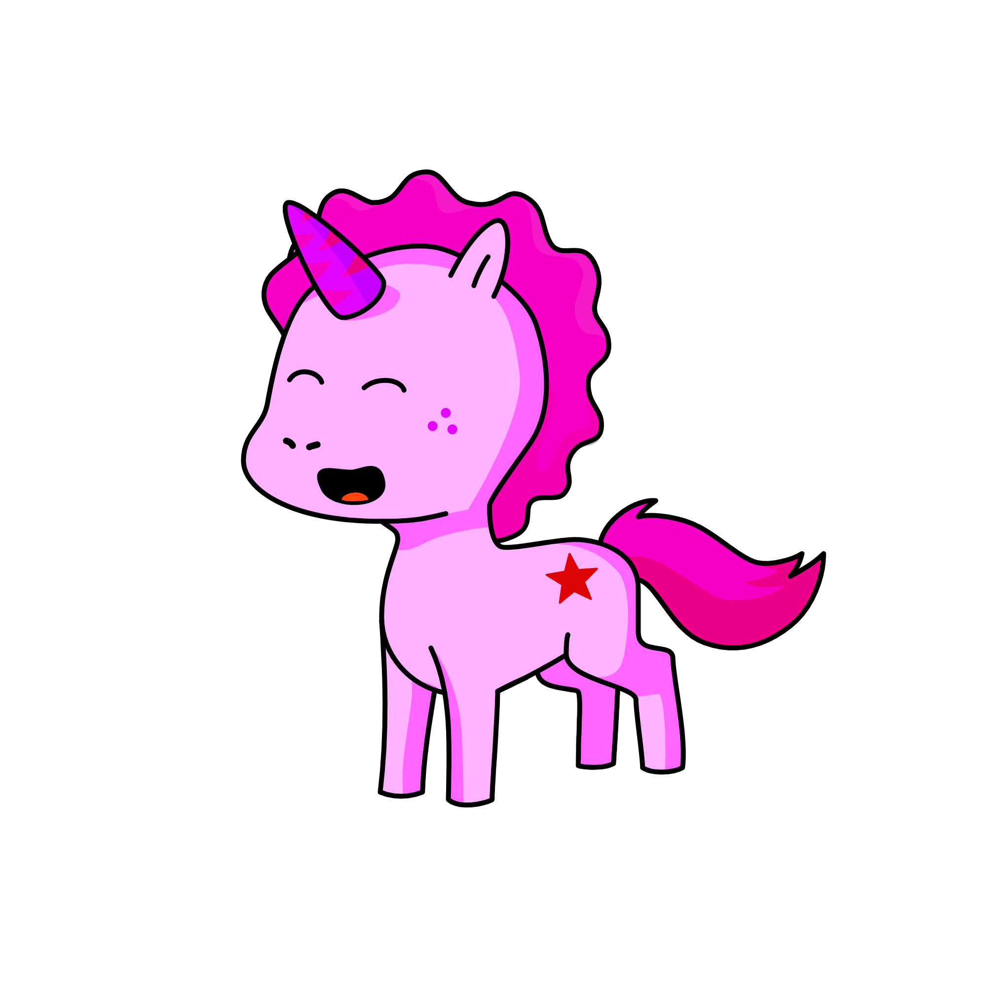 pinky, the unicorn