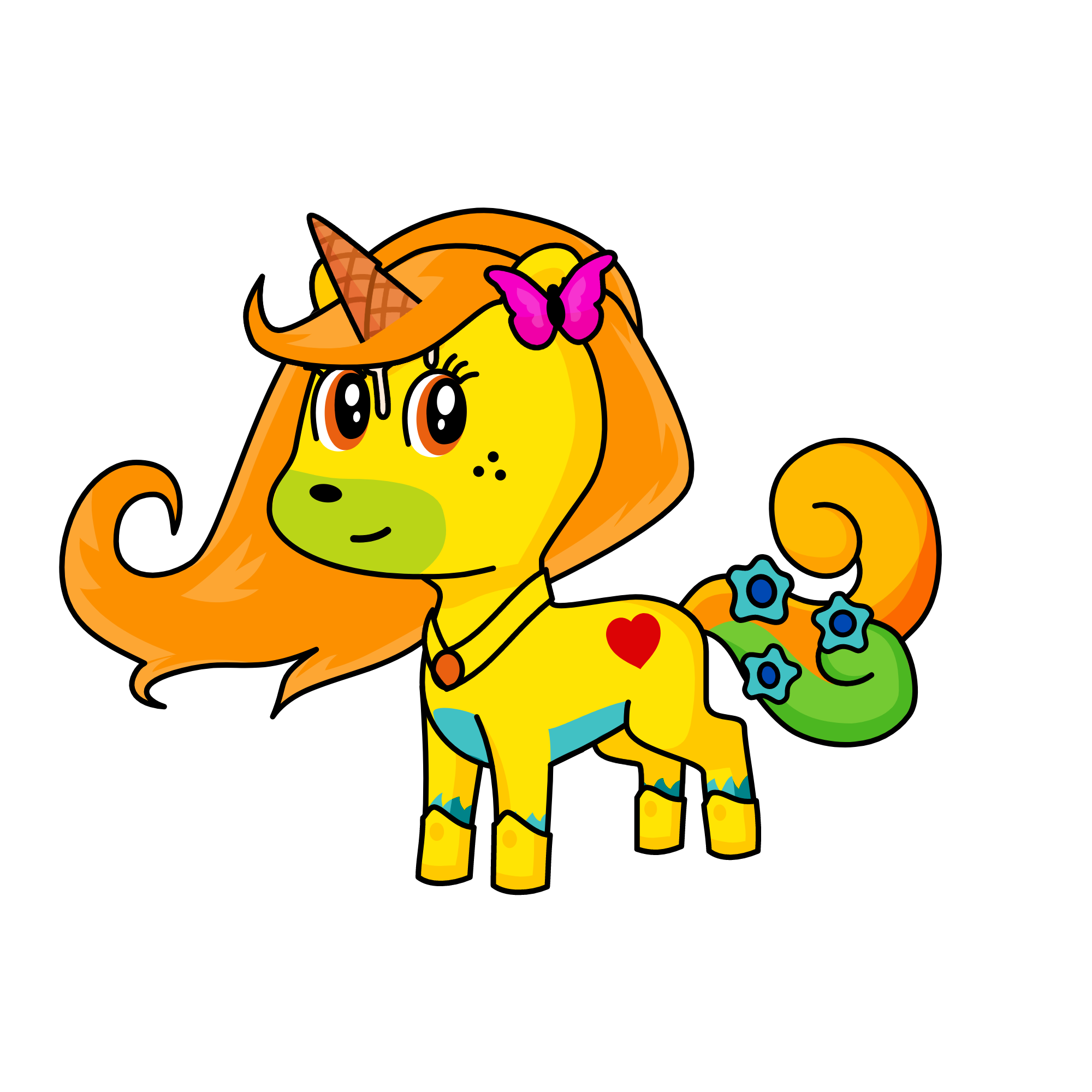Sunny, the unicorn