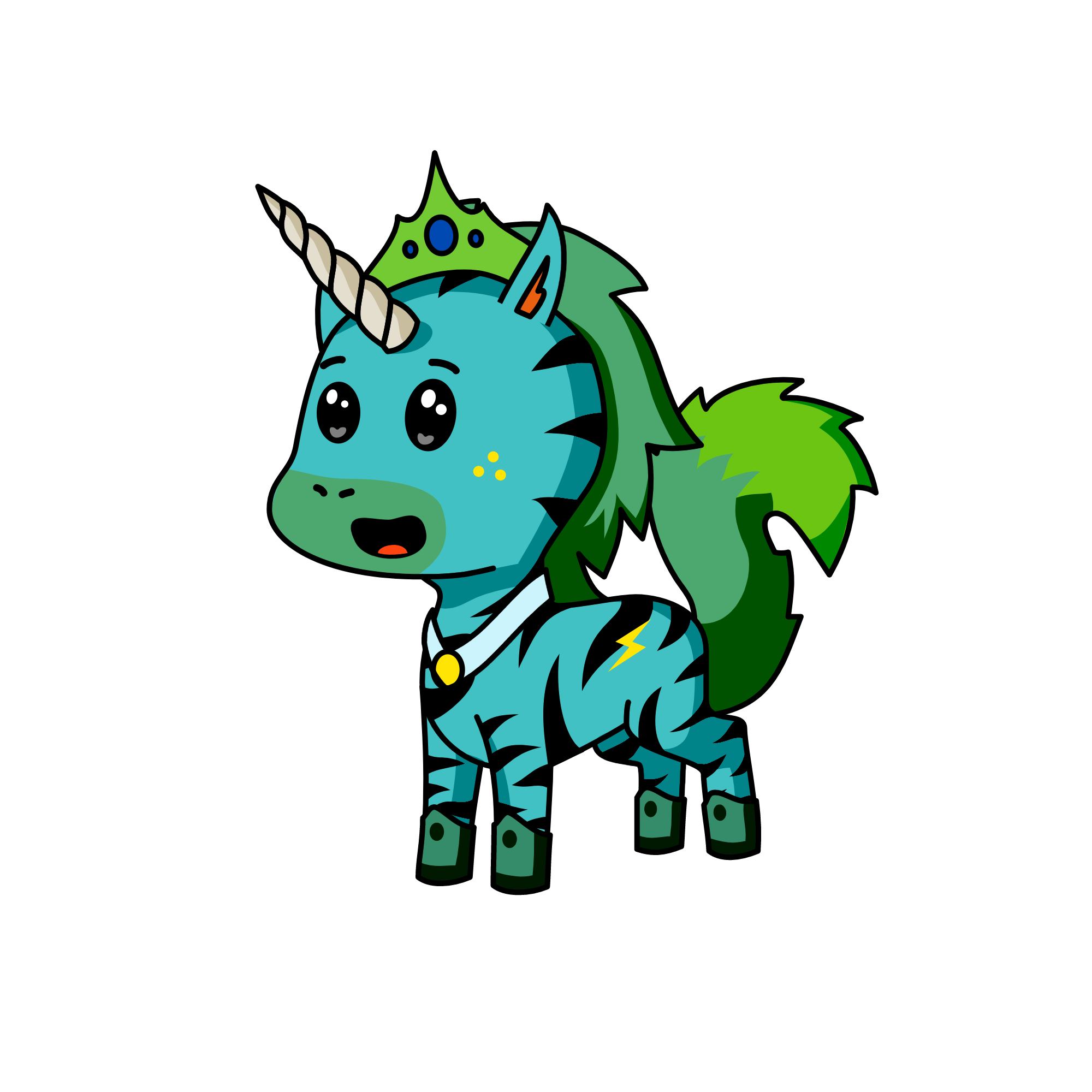 Snowy, the unicorn