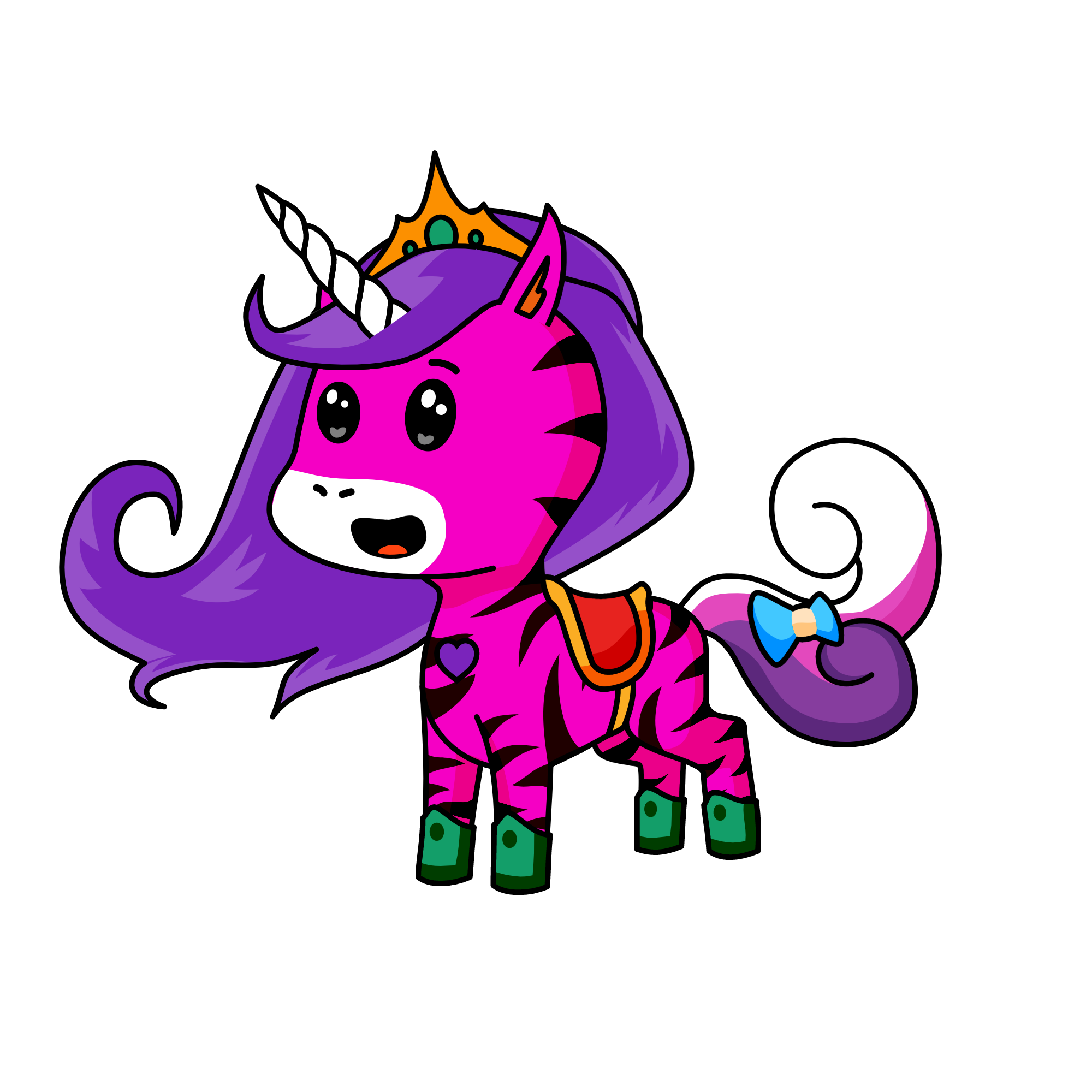 Cutey, the unicorn