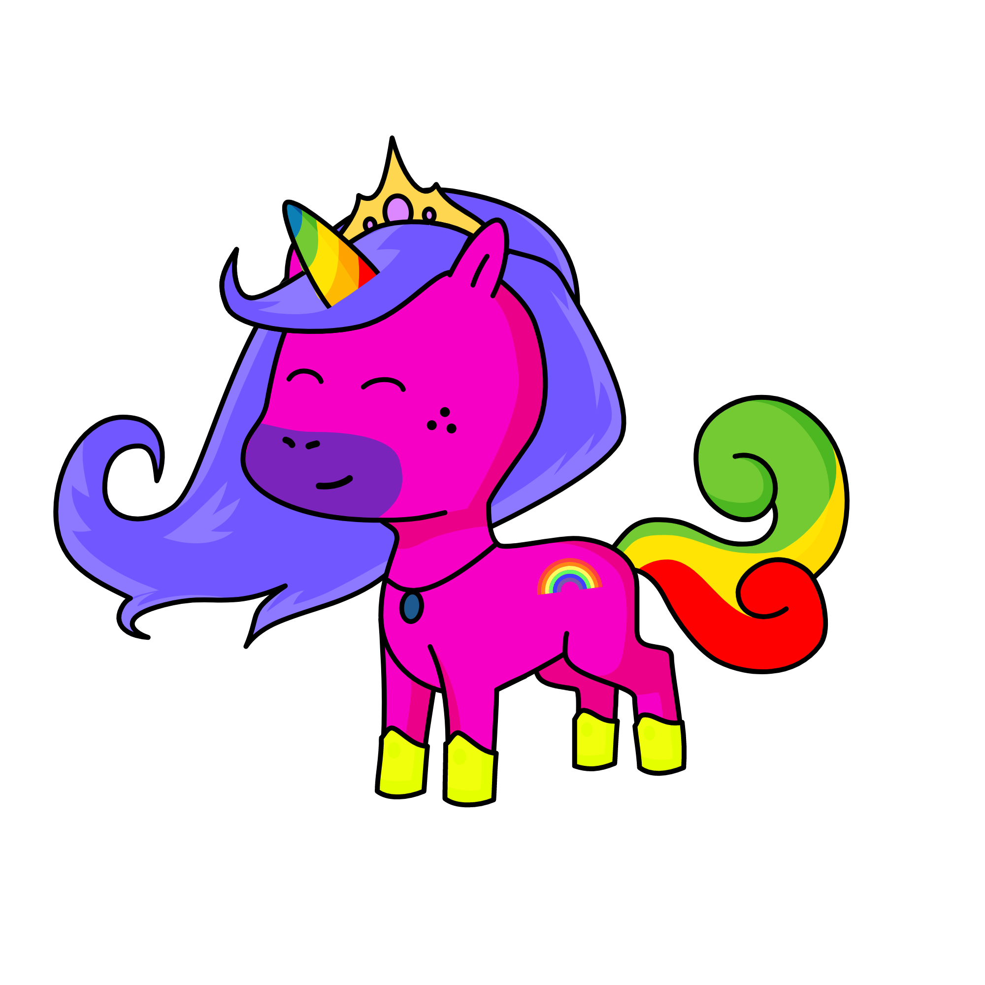 rainbow, the unicorn