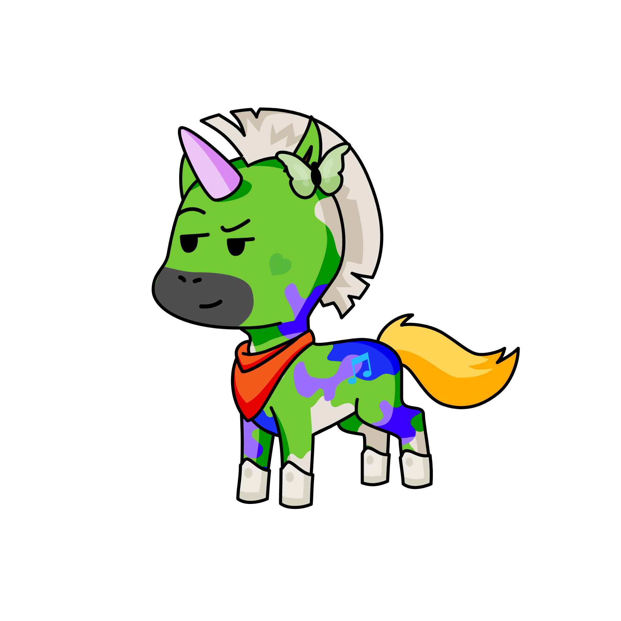 fat, the unicorn